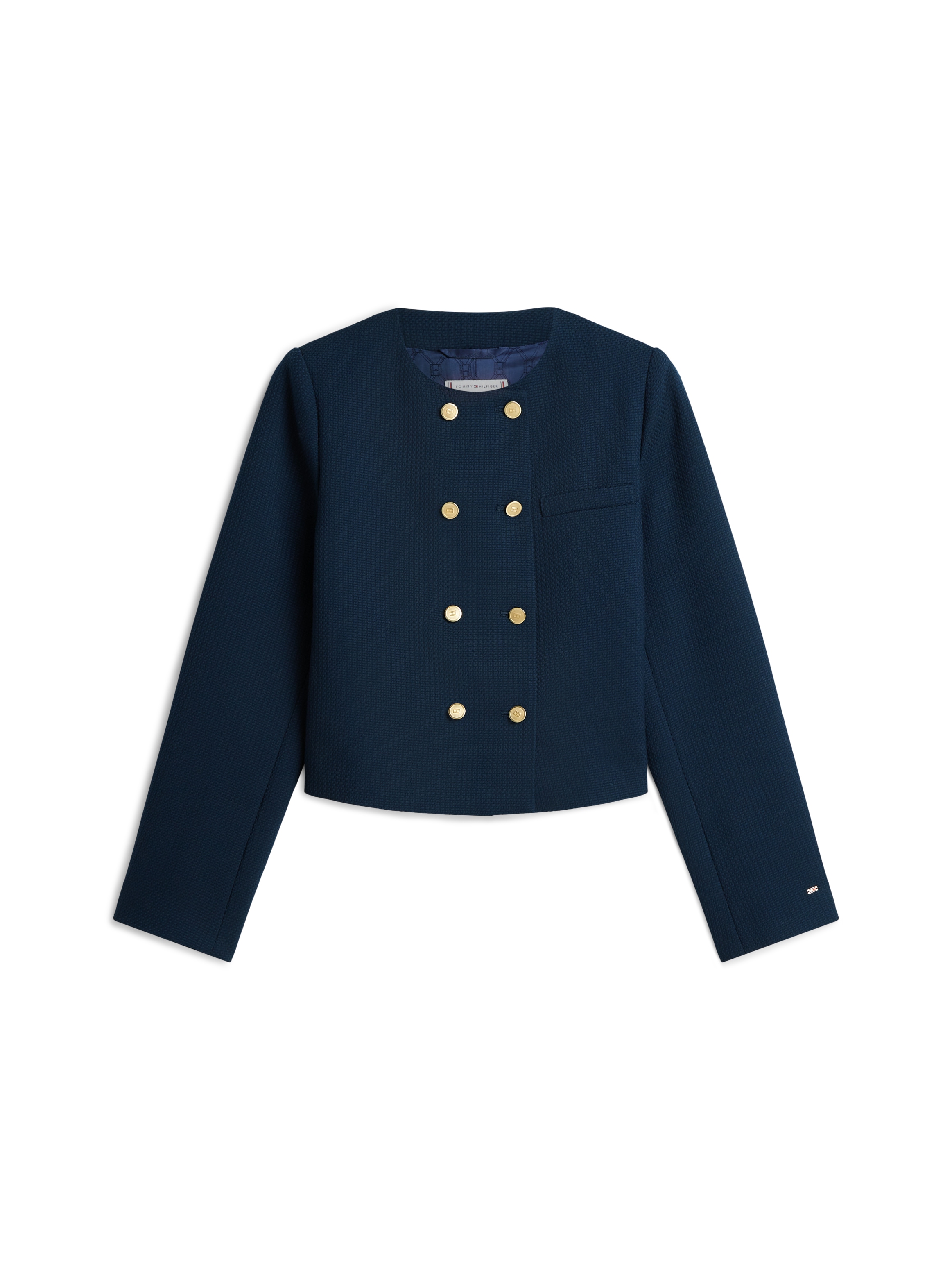 Tommy Hilfiger Kurzblazer »PREPPY TEXTURE LADY JACKET«