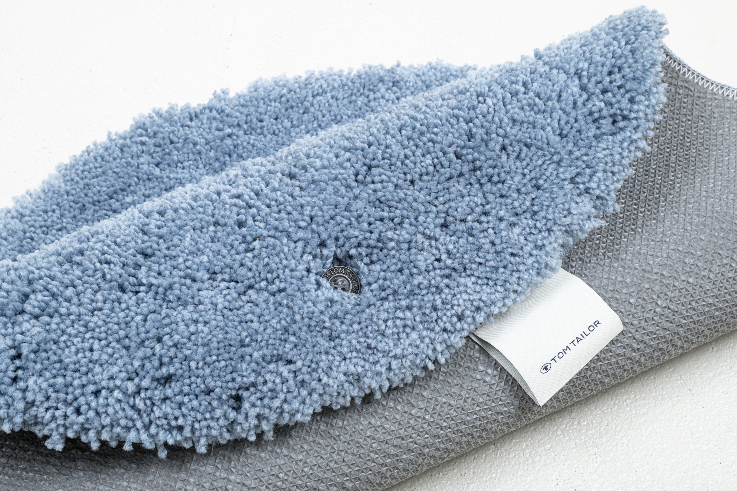 TOM TAILOR HOME Badematte »Cozy Bath UNI«, rutschhemmend beschichtet, fußbodenheizungsgeeignet, Badteppich, Uni Farben, rechteckig, rund und oval erhältlich
