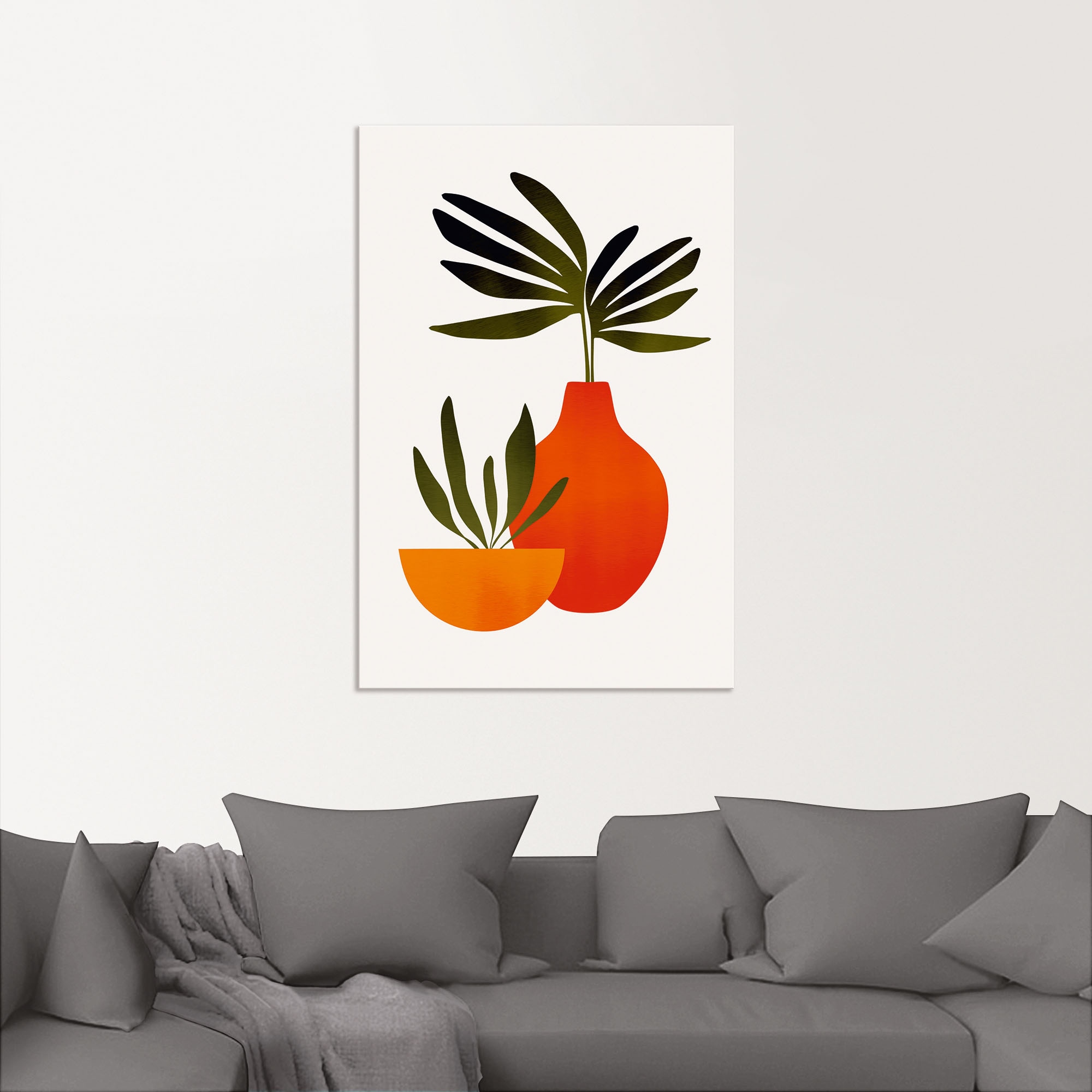 Artland Wandbild »Skandinavisches Stillleben«, Vasen & Töpfe, (1 St.), als Alubild, Outdoorbild, Leinwandbild, Poster in verschied. Größen