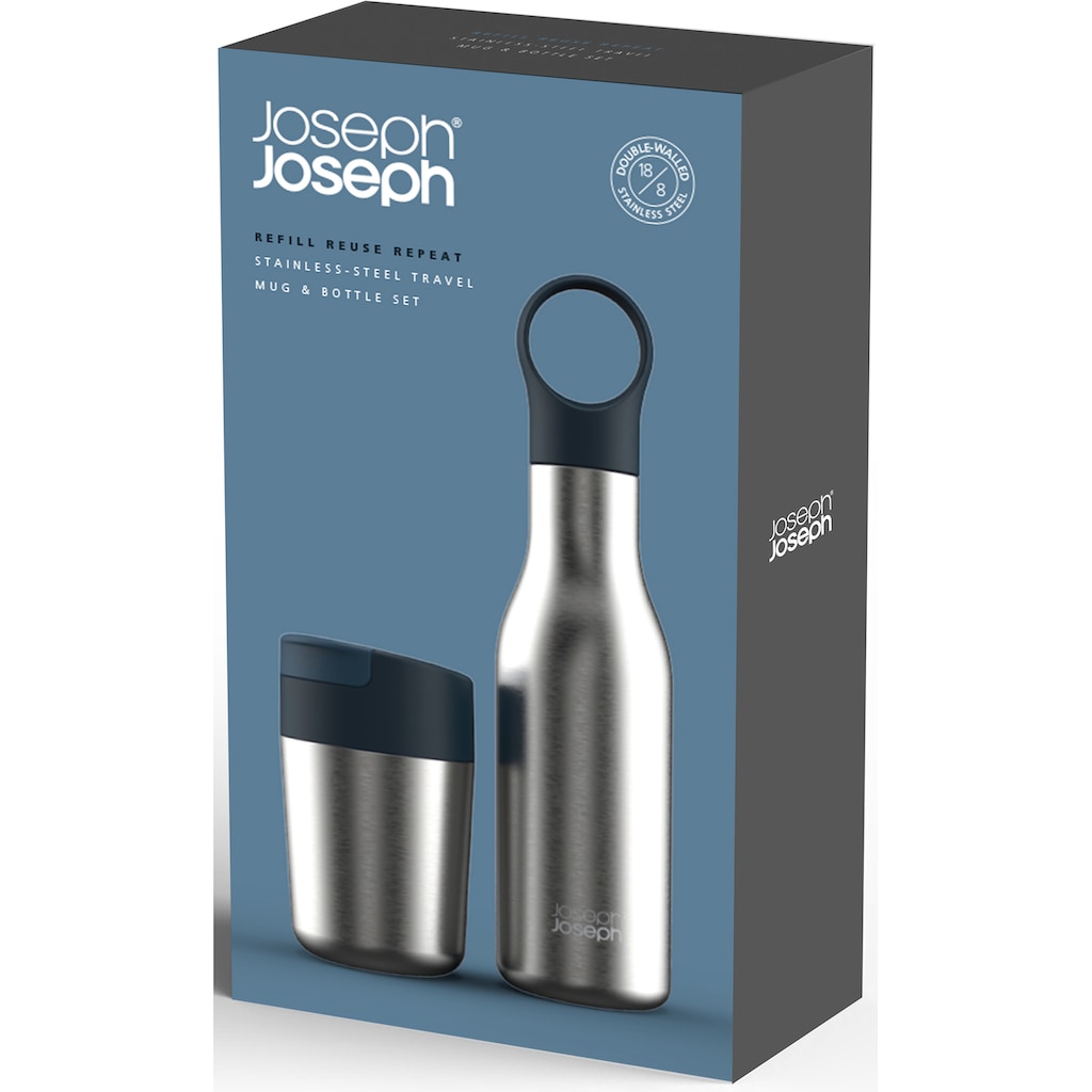 Joseph Joseph Isolierflasche »Refill Reuse Repeat«, (Set, 2 tlg., 2er-Pack)