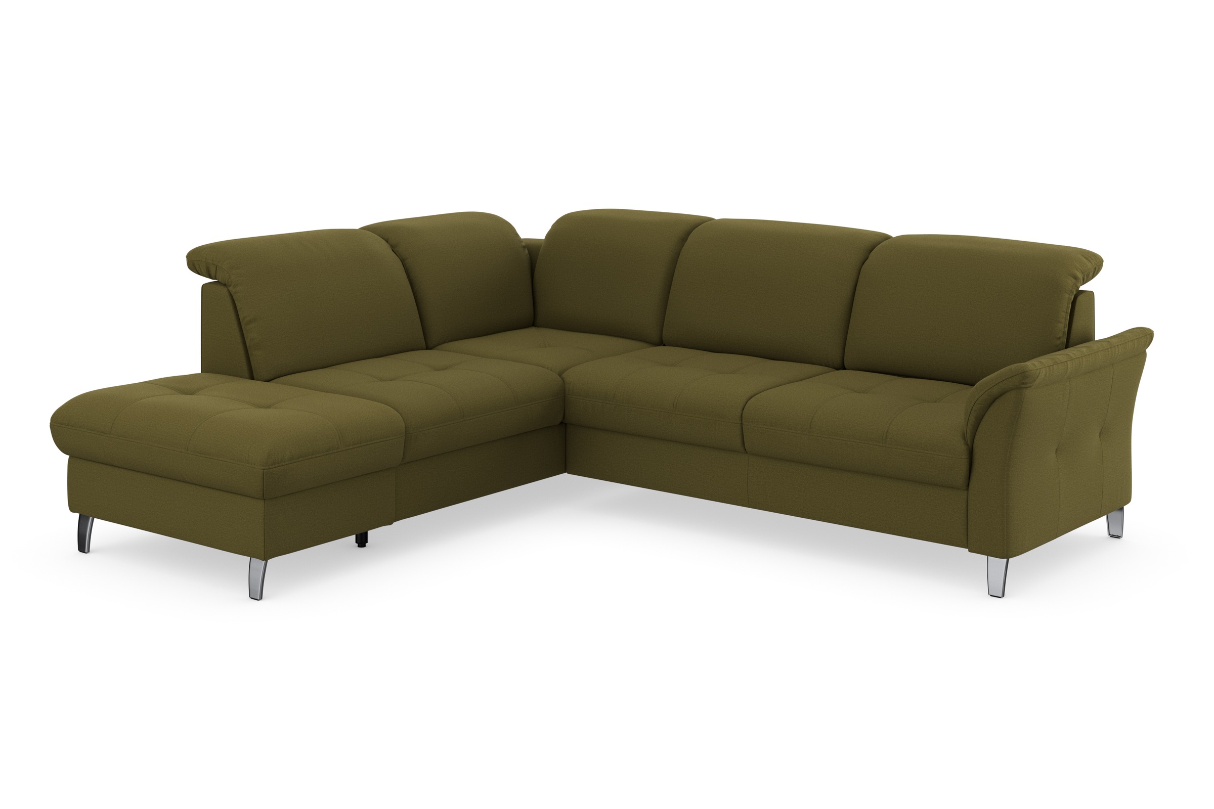 sit&more Ecksofa »Maggiore L-Form«, wahlweise mit Kopfteilverstellung, Bettfunktion und Stauraum