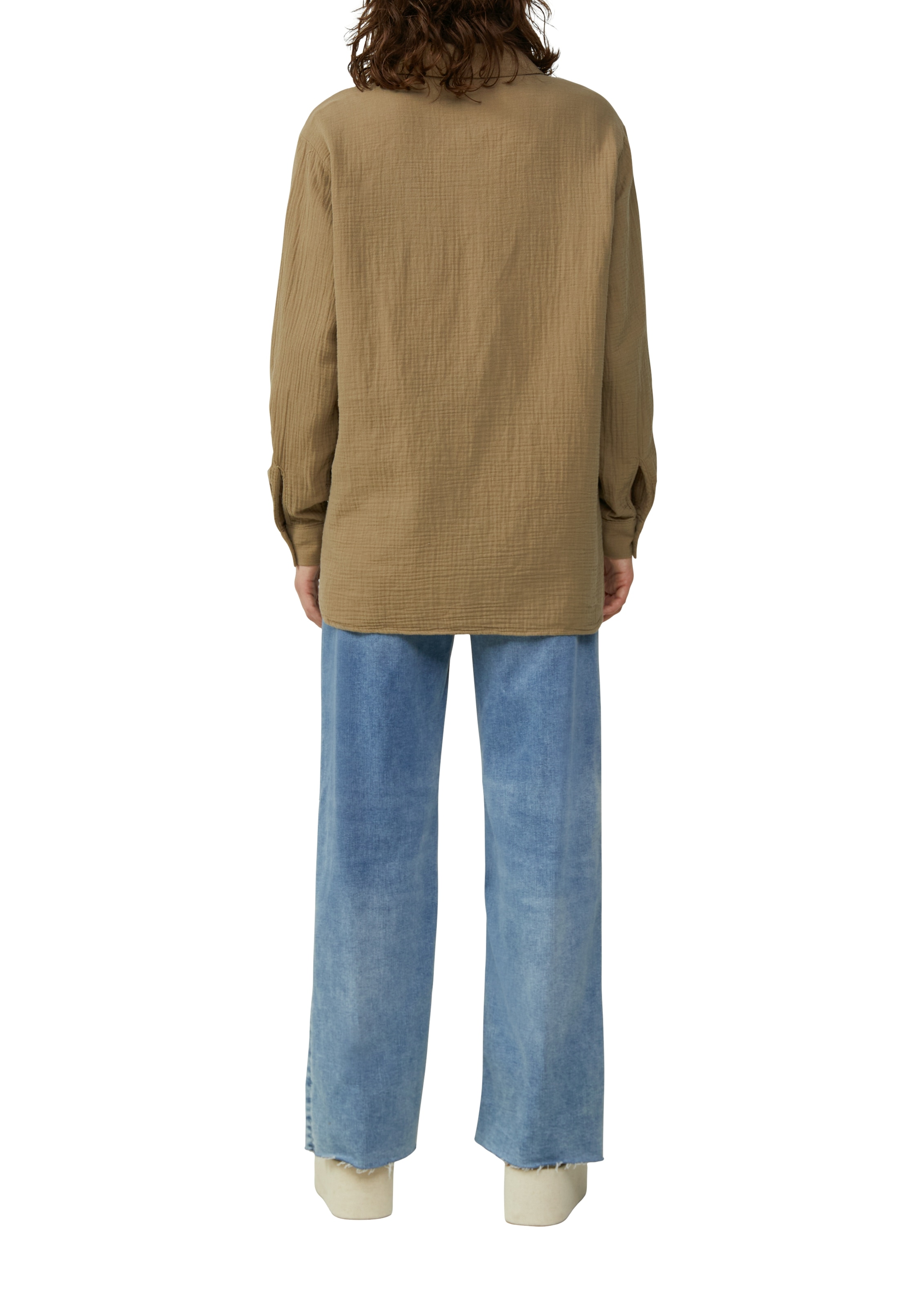 QS Hemdbluse aus luftiger Musselinqualität