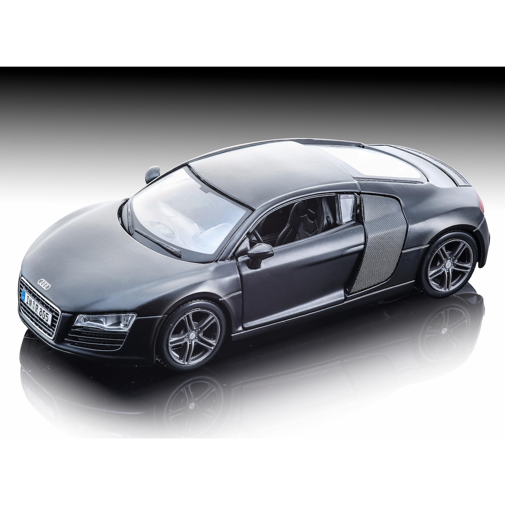 Maisto® Sammlerauto »Dull Black Collection, Audi R8, 1:24, schwarz«, 1:24