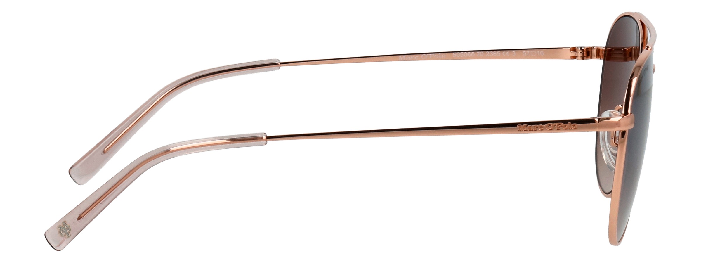 Marc O'Polo Pilotenbrille »Modell 505066« Logoschriftzug auf dem Glas