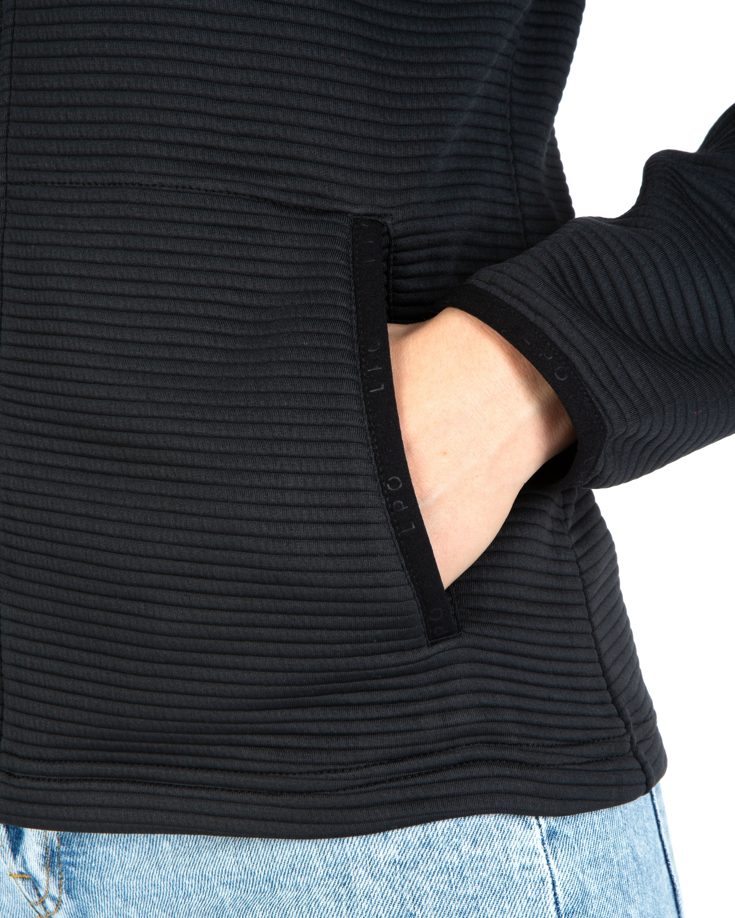 LPO Strickfleecejacke »XARA WMN« mit Stehkragen