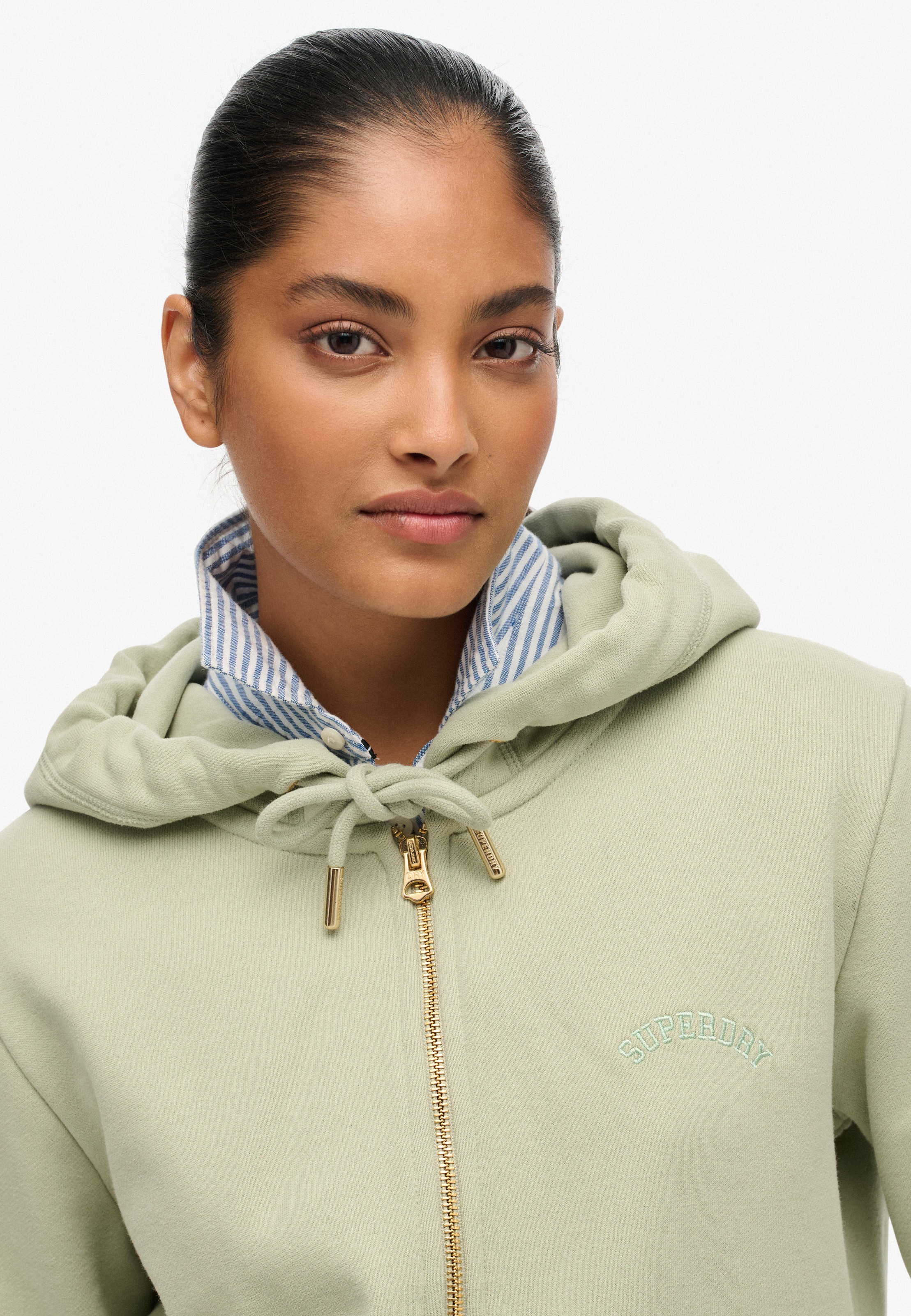 Superdry Kapuzensweatjacke »ESSENTIAL LOGO ZIPHOOD HB«