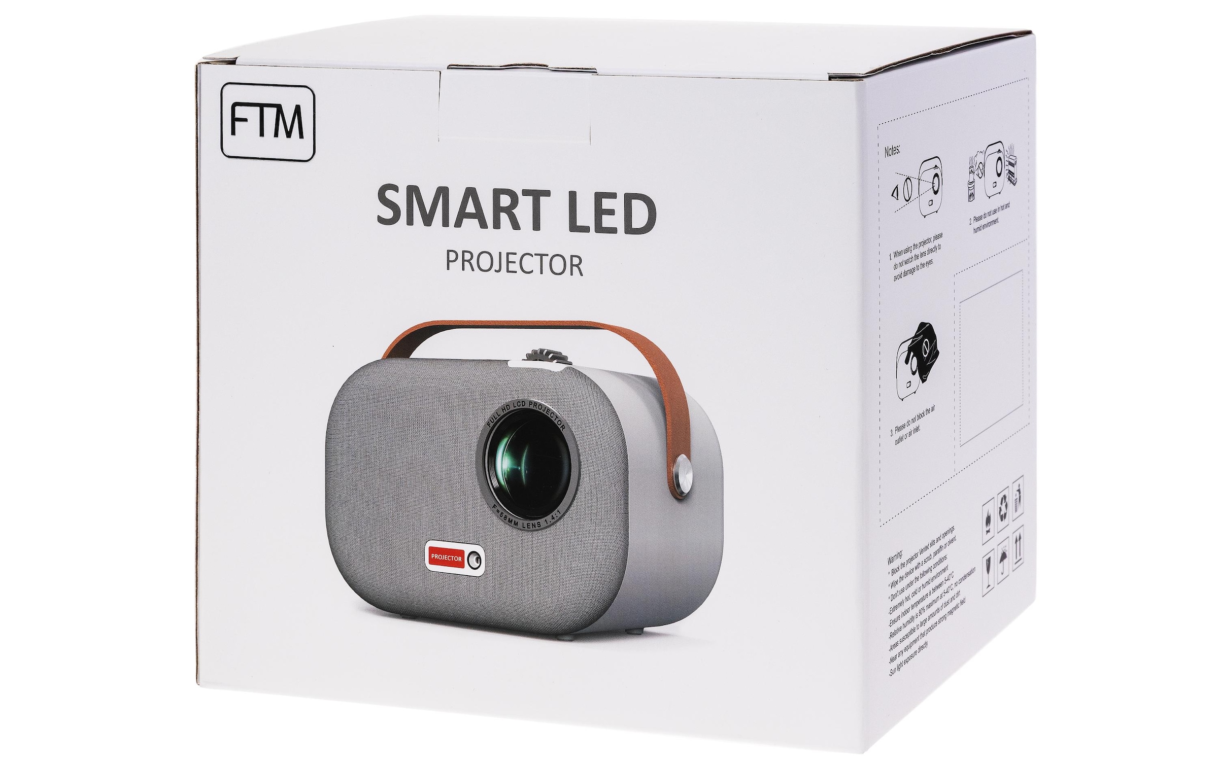   Portabler Projektor »FTM Mini« (200 lm 1920 x 1080 px)