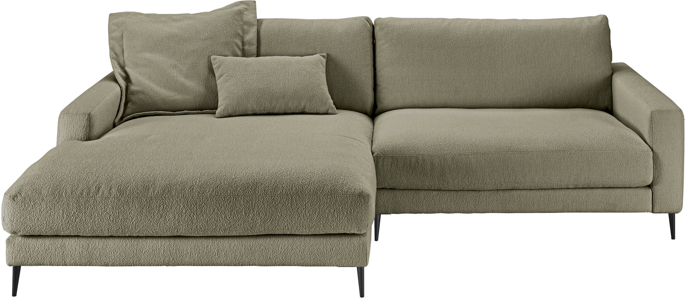 Home affaire Ecksofa »Downtown, B/T/H: 272/190/84 cm L-Form« weicher Sitzko günstig online kaufen
