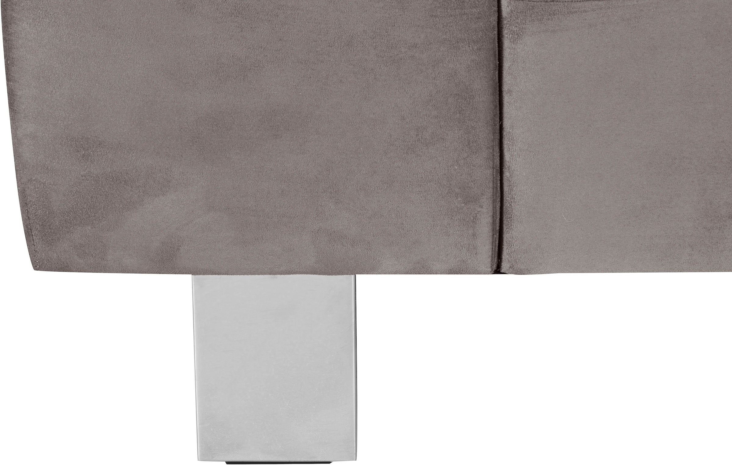 COTTA Polstergarnitur »Komaris«, (Set), Set bestehend aus: 3-Sitzer mit Kopfteilverstellung & Hocker