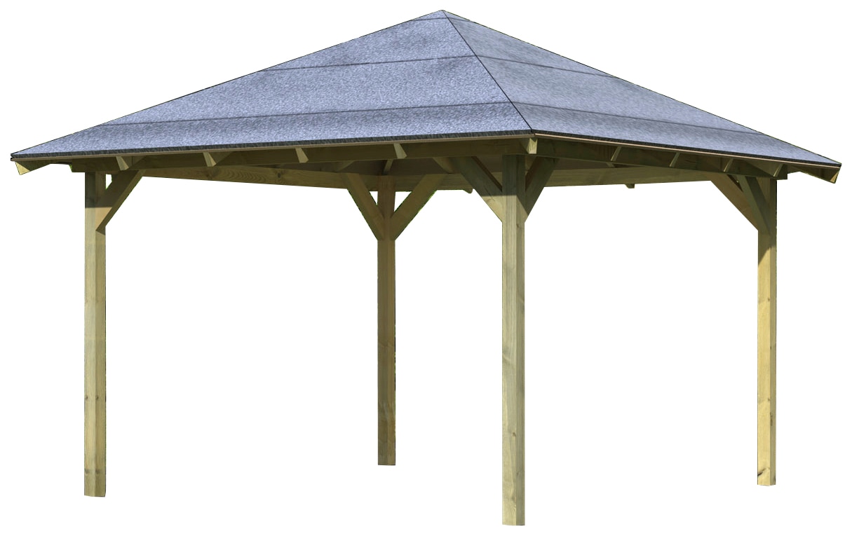 Karibu Pavillon »Granada«, BxTxH: 377x377x303 cm