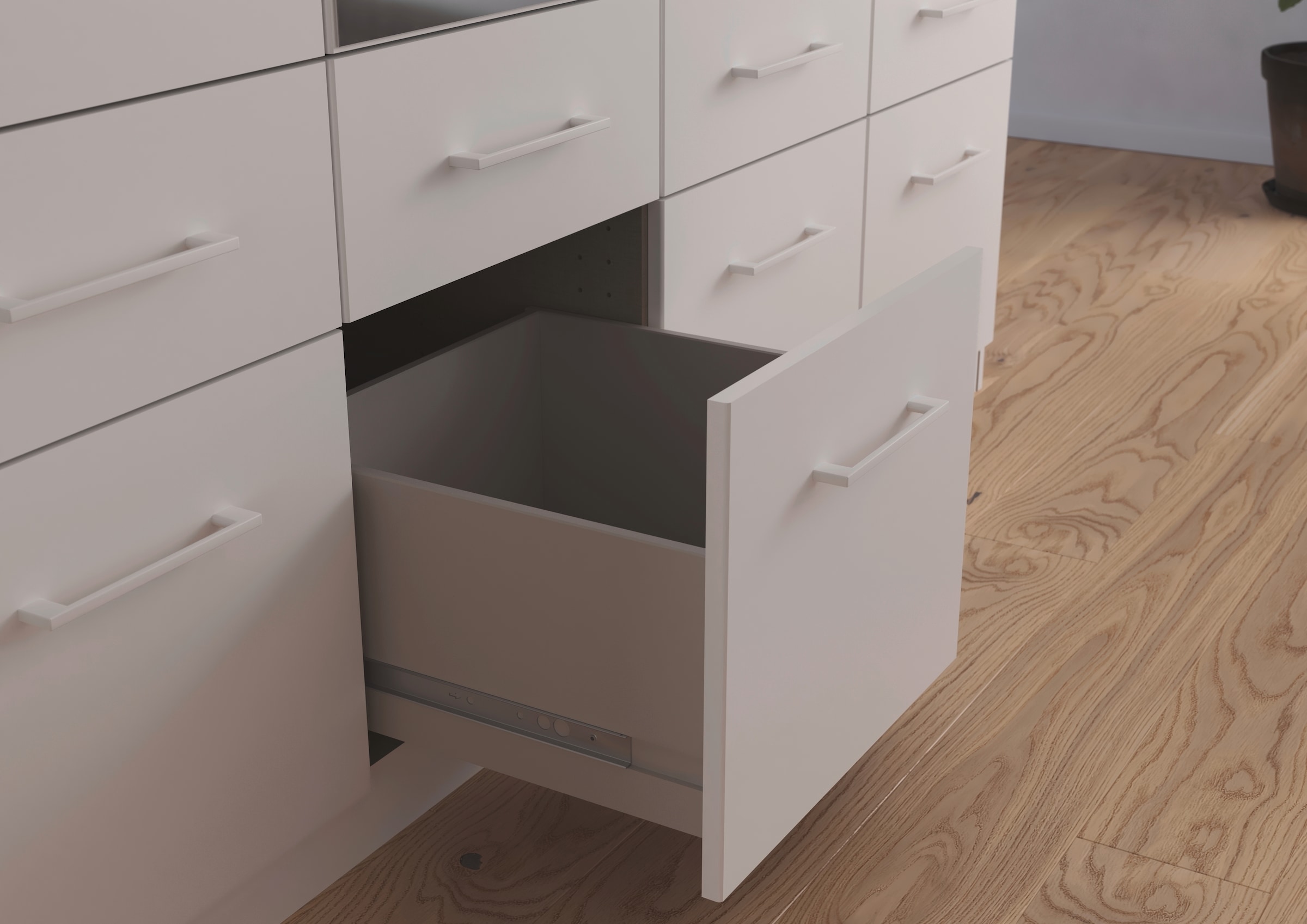 rauch Kleiderschrank »Kleiderschrank Schrank Garderobe Wäscheschrank DUNDEE«, (mit 3 Griff-Varianten), Schubladen in zwei Höhen, optional mit Spiegel MADE IN GERMANY