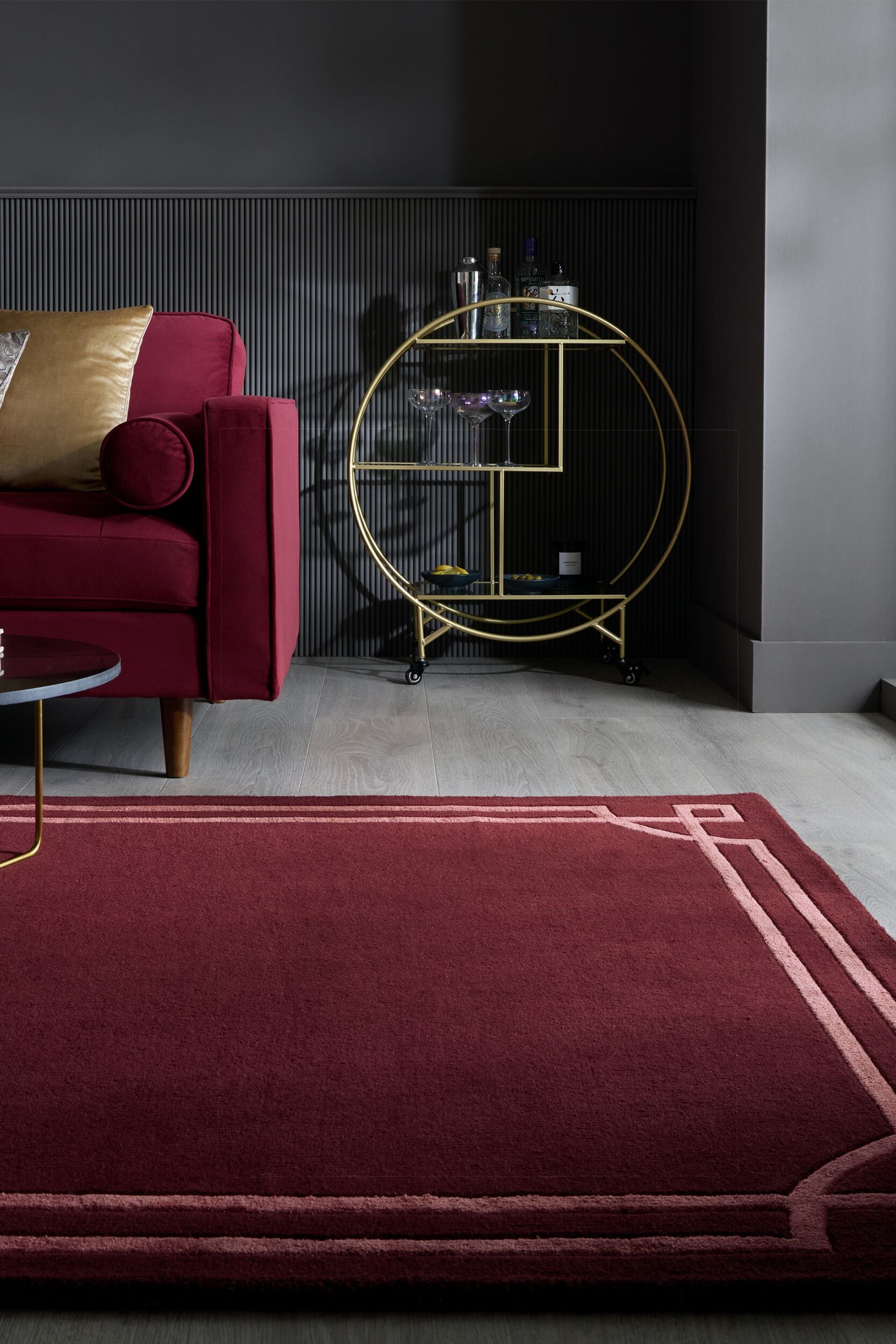 FLAIR RUGS Teppich »Gatsby«, rechteckig, 8 mm Höhe, mit Bordürendesign günstig online kaufen