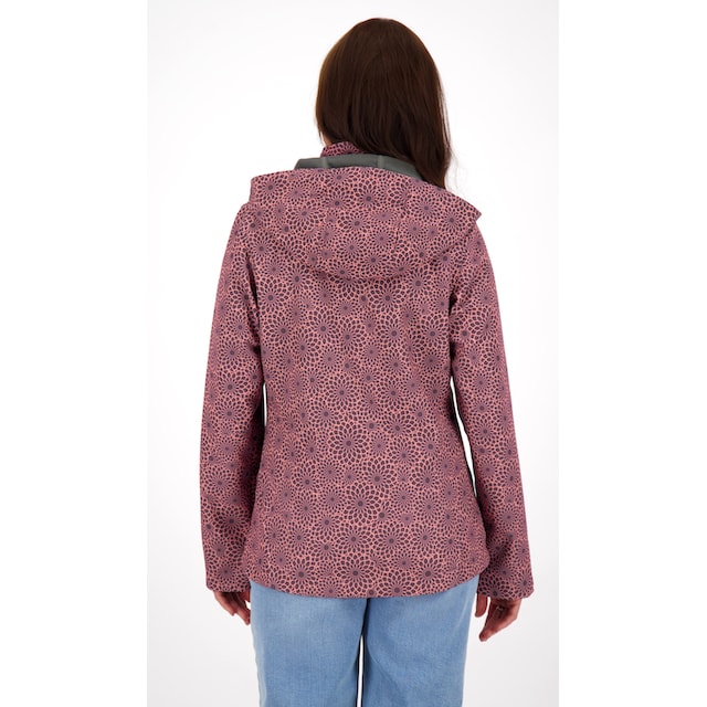 DEPROC Active Softshelljacke »SHELBY PEAK DC«, leichte Softshelljacke mit  All-Over-Print und abnehmbarer Kapuze bestellen