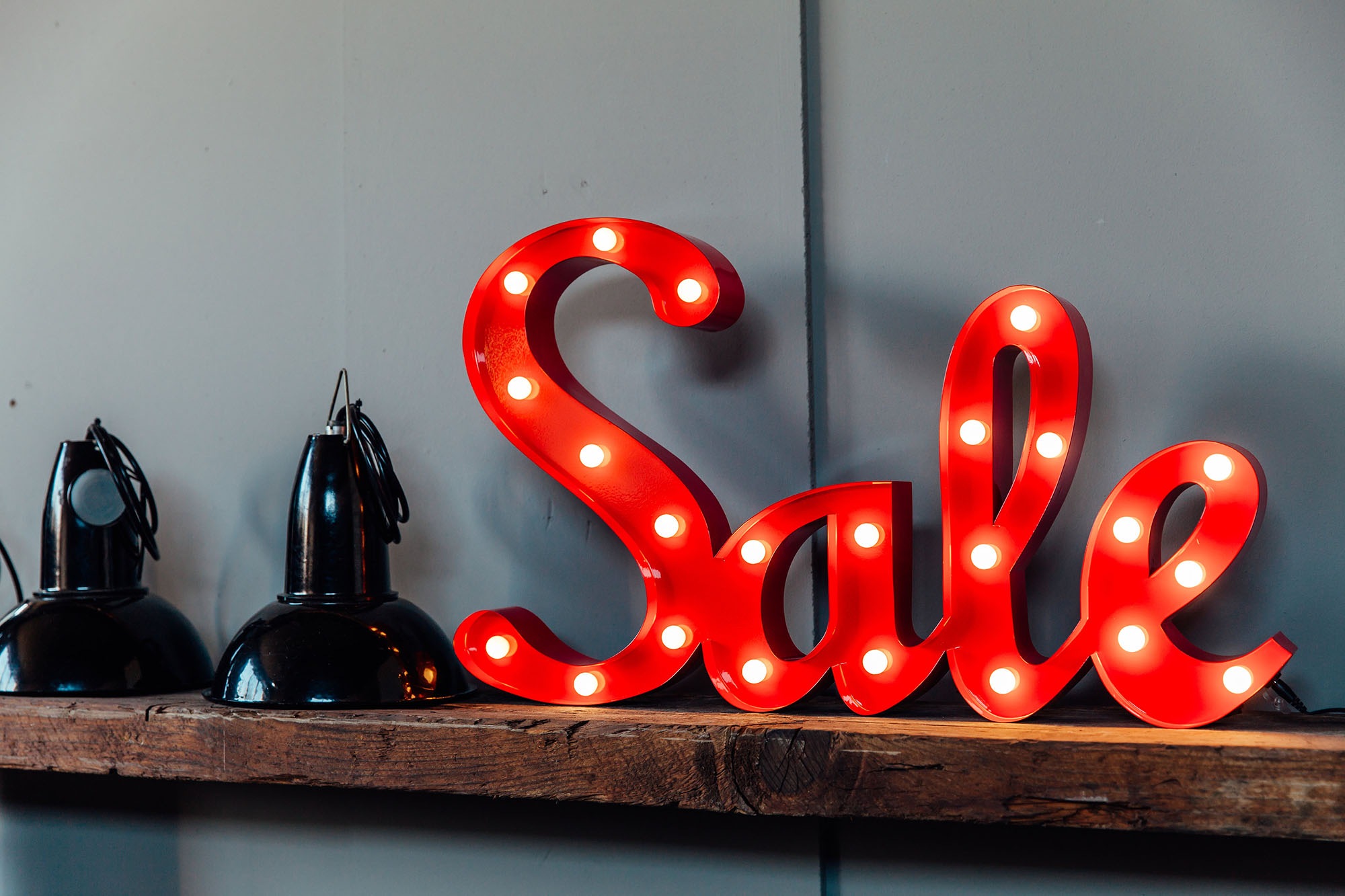 MARQUEE LIGHTS LED Dekolicht »Sale«, 23 flammig, Leuchtmittel LED-Modul   L günstig online kaufen