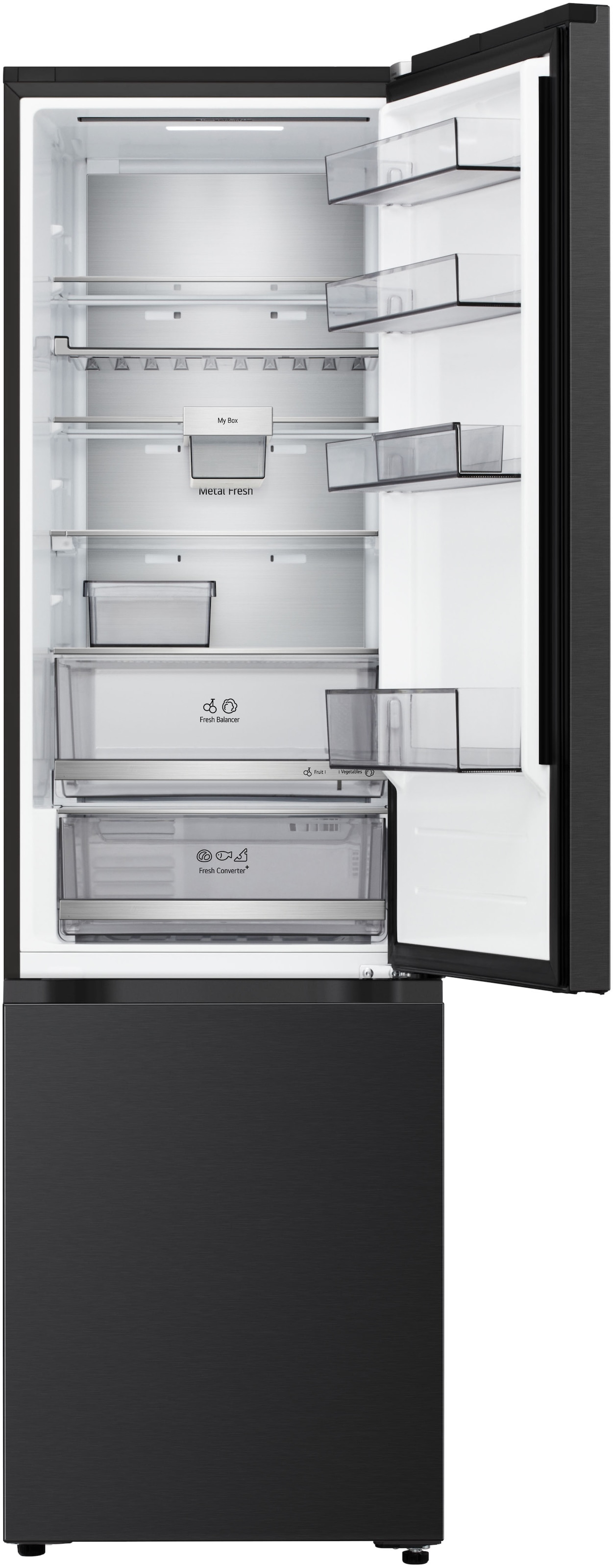 LG Kühl-/Gefrierkombination Serie 7 »GBBS726AEV« 203 cm hoch 59,7 cm breit Perfekter, passgenauer Einbau dank frontaler Luftzufuhr und Abluft