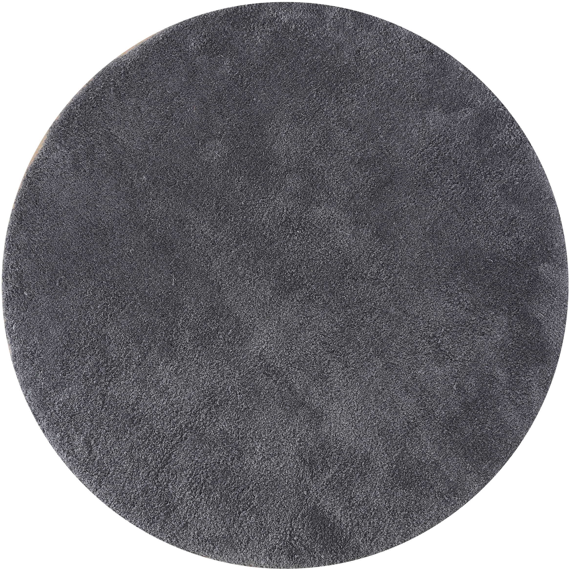 my home Hochflor-Teppich »Microfaser Teppich Magong, besonders weich, sehr feiner Flor«, rund, 25 mm Höhe, unifarben, weiche Teppiche, Wohnzimmer, Schlafzimmer, Kinderzimmer