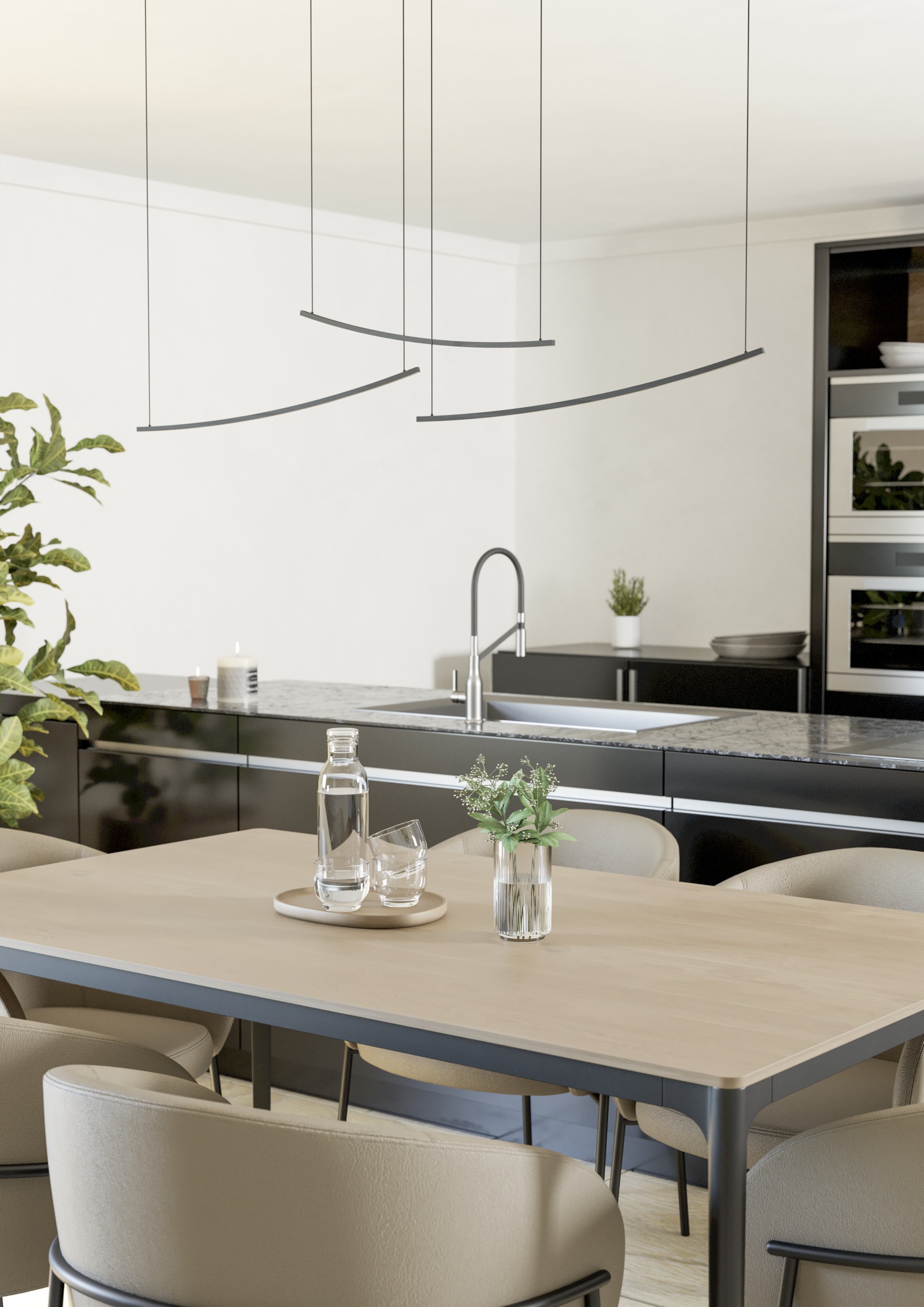 EGLO Hängeleuchte »VILLEGGI Pendellampe - Alu, Stahl - LED - 22W - IP20« LE günstig online kaufen