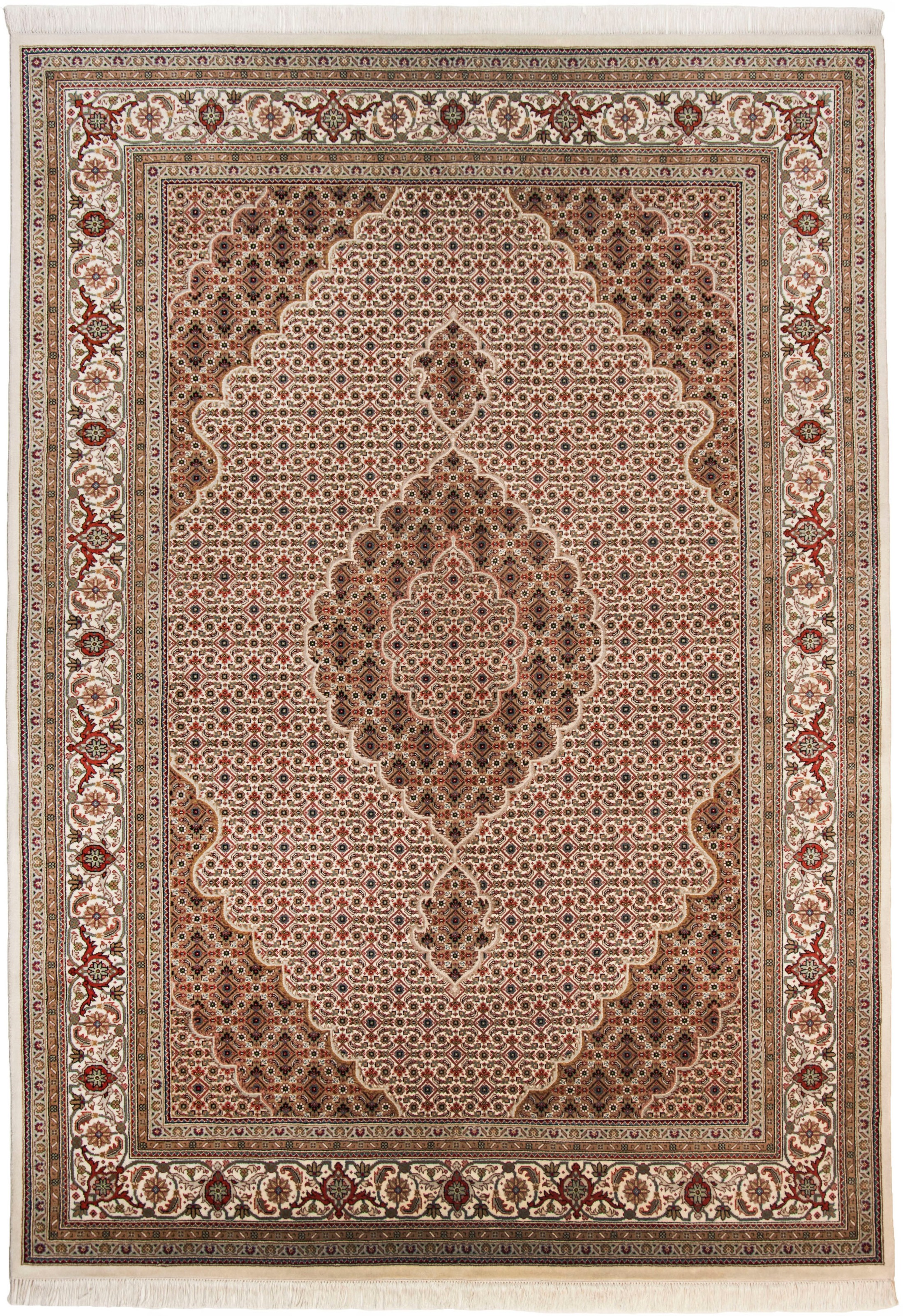 OTTO home Orientteppich »Irrfan« rechteckig 12 mm Höhe handgeknüpft, Materi günstig online kaufen