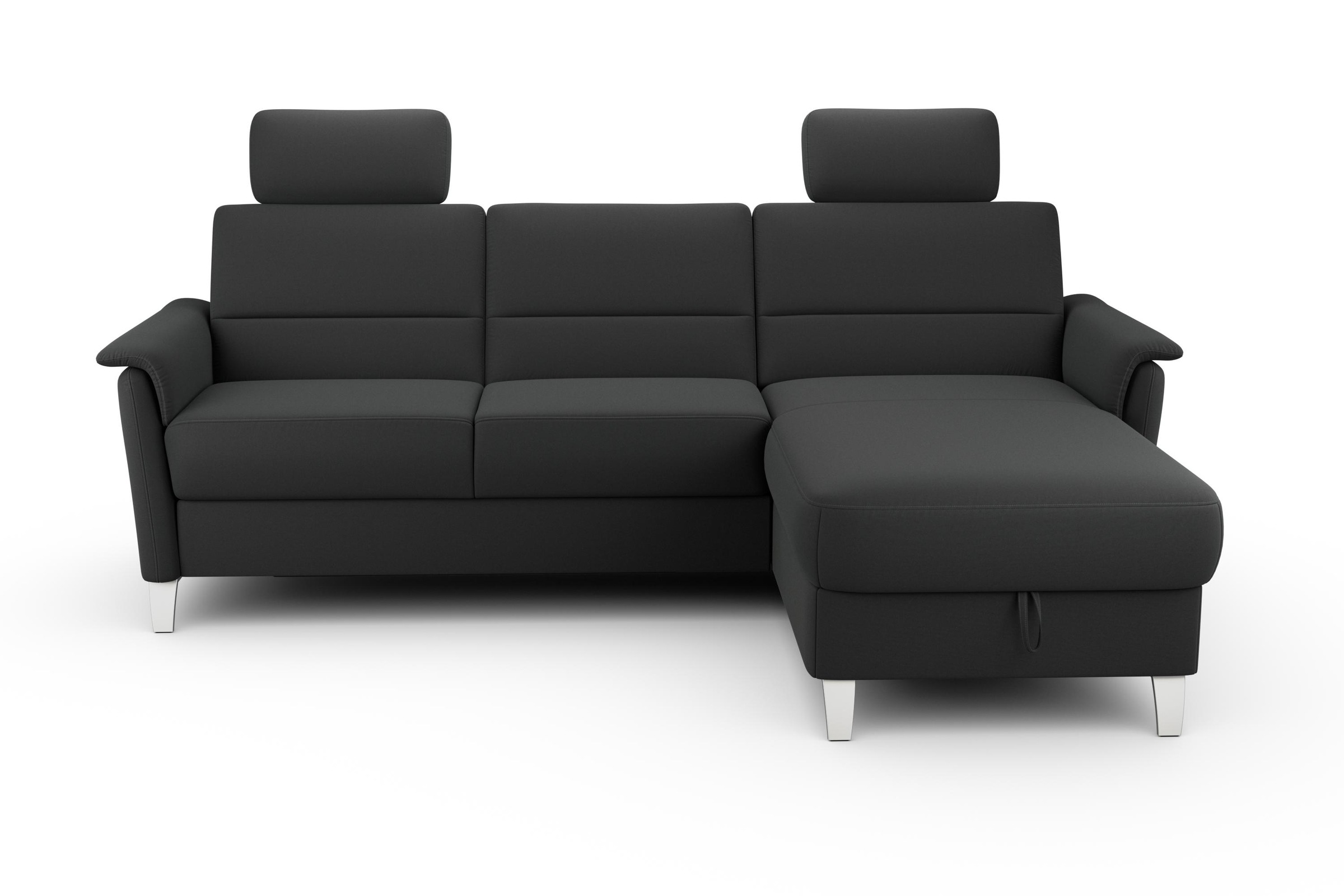 sit&more Ecksofa »Palmera L-Form, B: 244 cm« optional Bettfunktion & Bettka günstig online kaufen