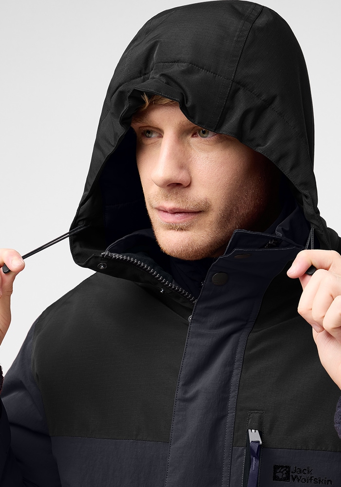 Jack Wolfskin Funktionsparka »GLETSCHERSEE PARKA M«, mit Kapuze