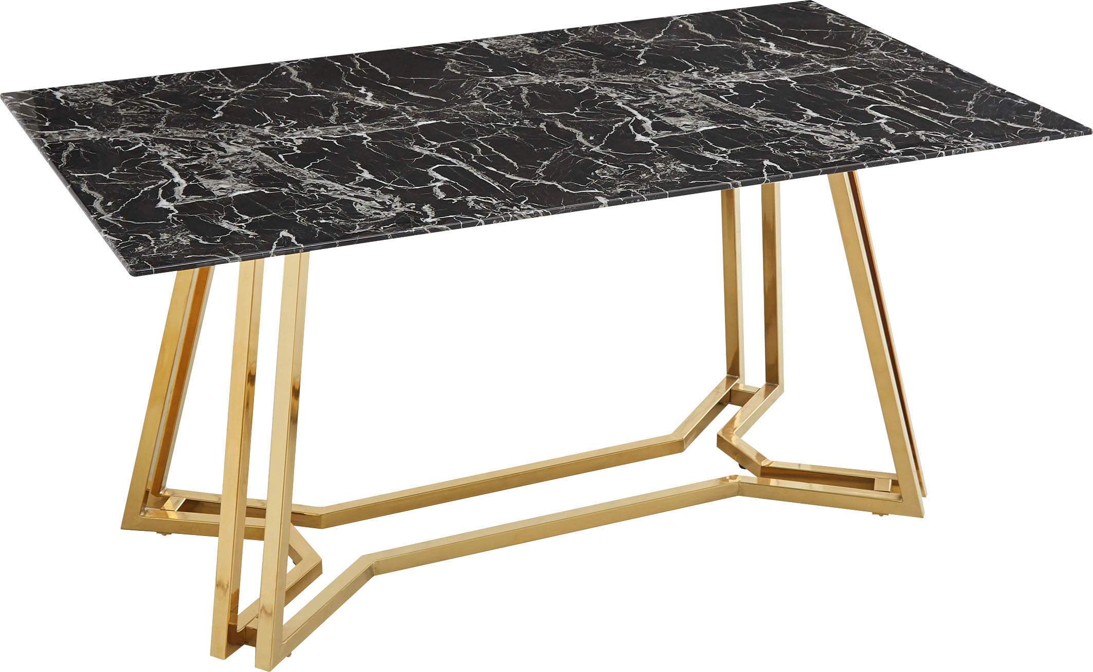 SalesFever Esstisch »Design Tisch für gemütliche Abende« Eleganz trifft Des günstig online kaufen