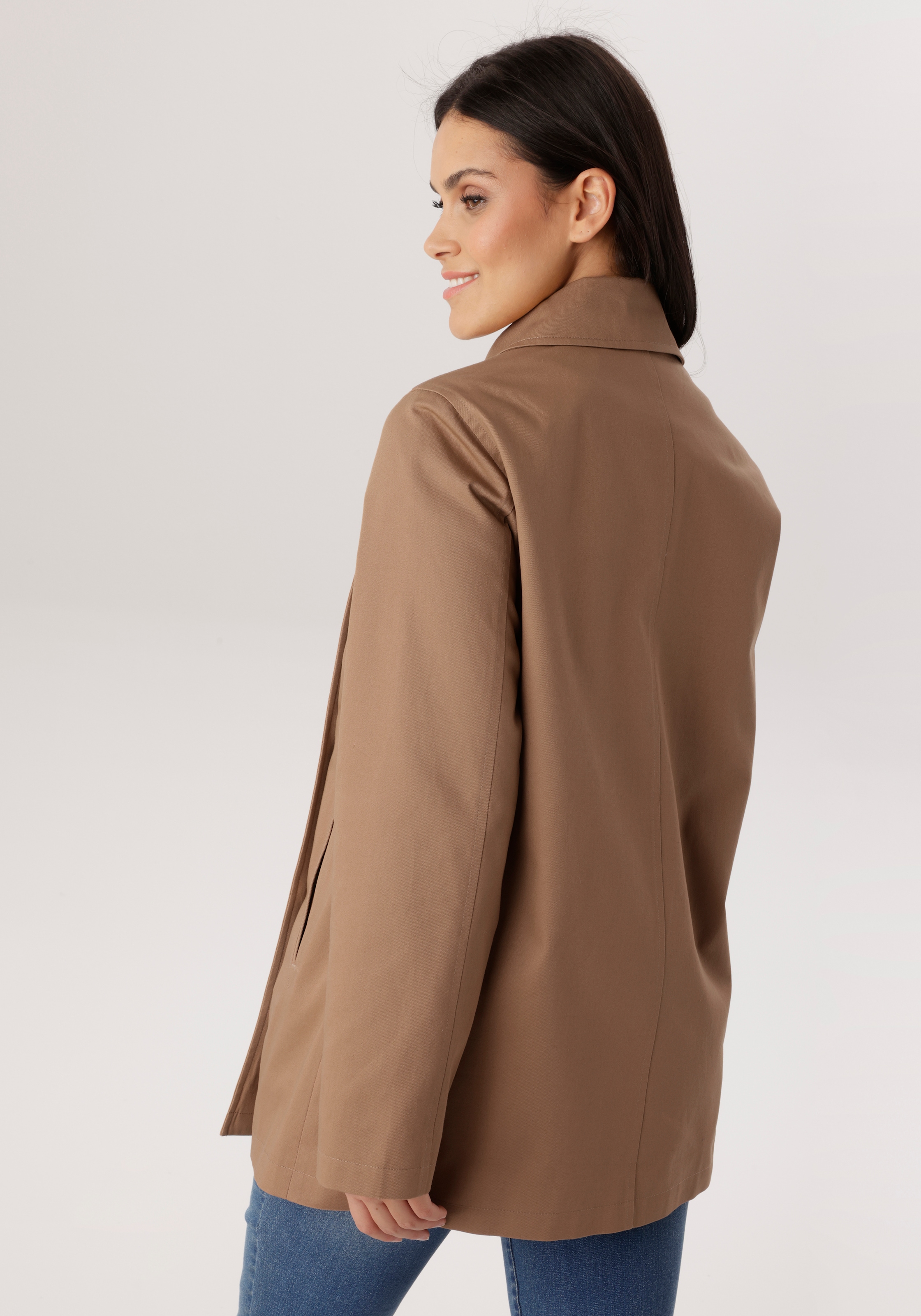 Aniston SELECTED Cabanjacke ohne Kapuze mit zwei Eingriffstaschen