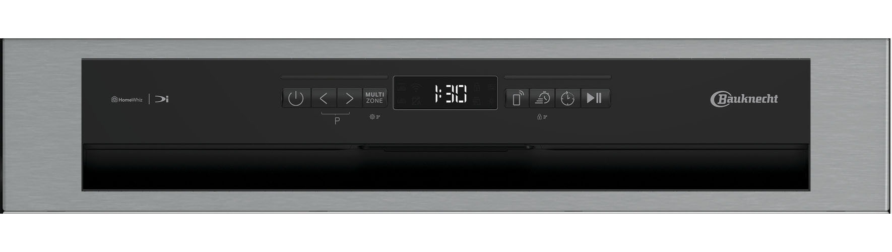 BAUKNECHT teilintegrierbarer Geschirrspüler »OBBC Ecosilent2 9760« 9,5 l 14 tlg. Maßgedecke ActiveDry – automatische Türöffnung für bessere Trockungsergebnisse