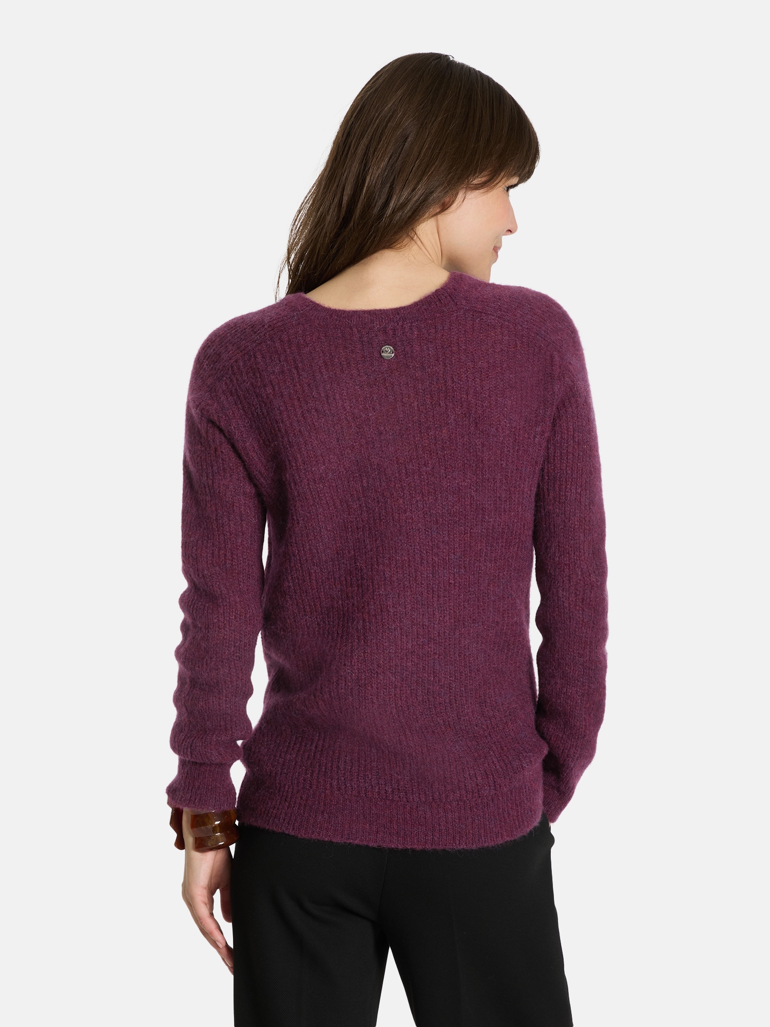 Lieblingsstück Strickpullover »Babro«, Rundhals mit Alpakawolle