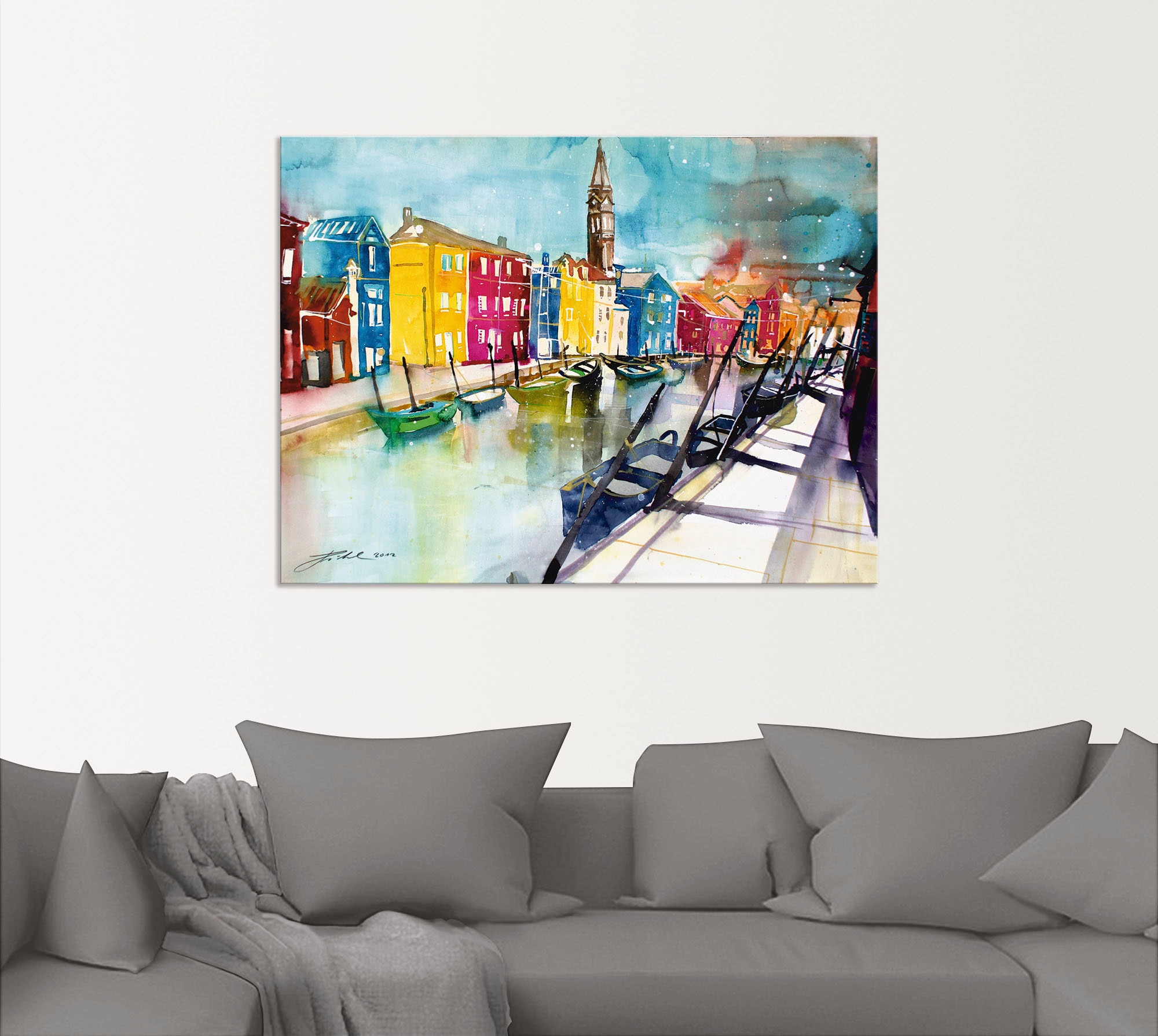 Artland Wandbild »Venedig«, Italien, (1 St.), als Alubild, Outdoorbild, Lei günstig online kaufen