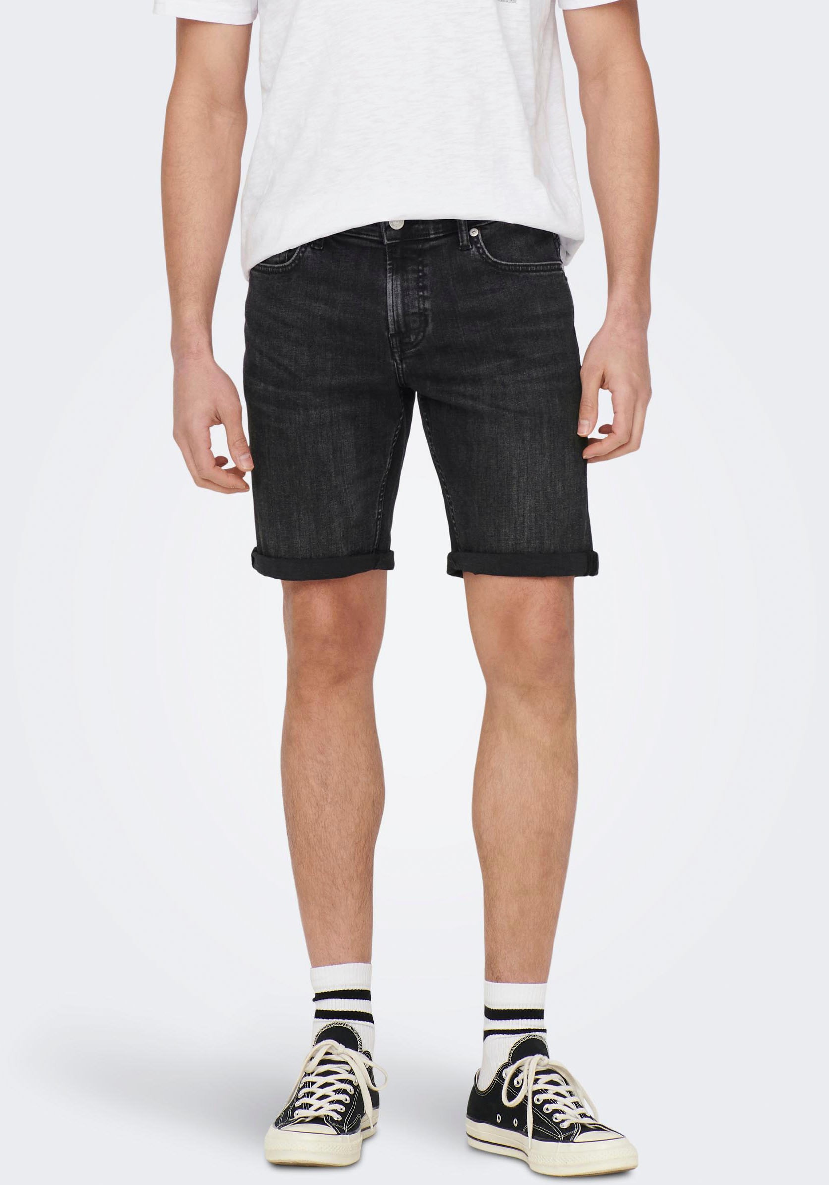 Bild von ONLY & SONS Jeansshorts »ONSPLY LIGHT BLUE 5189 SHORTS DNM NOOS«