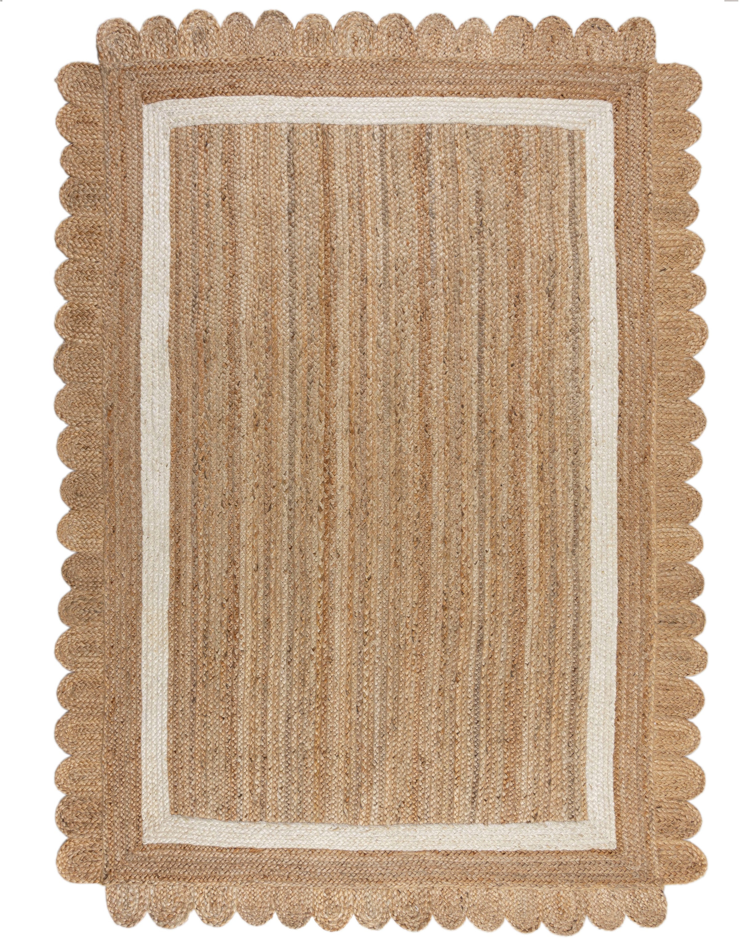 FLAIR RUGS Teppich »Grace«, rechteckig, 7 mm Höhe, aus 100% Jute, fußbodenh günstig online kaufen