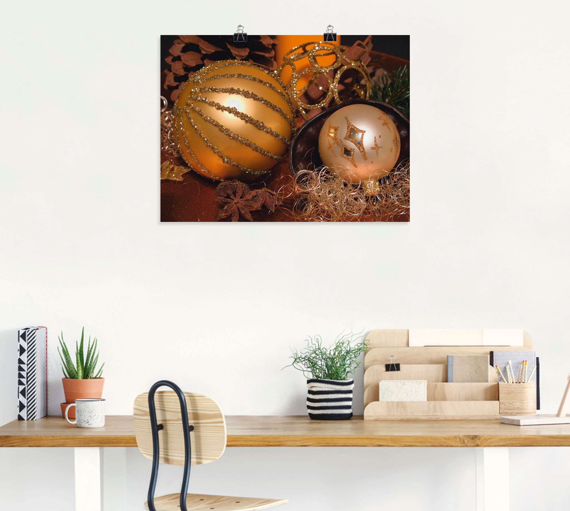 Artland Wandbild »Weihnachtsgesteck«, Weihnachten, (1 St.), als Poster, Wandaufkleber in verschied. Größen