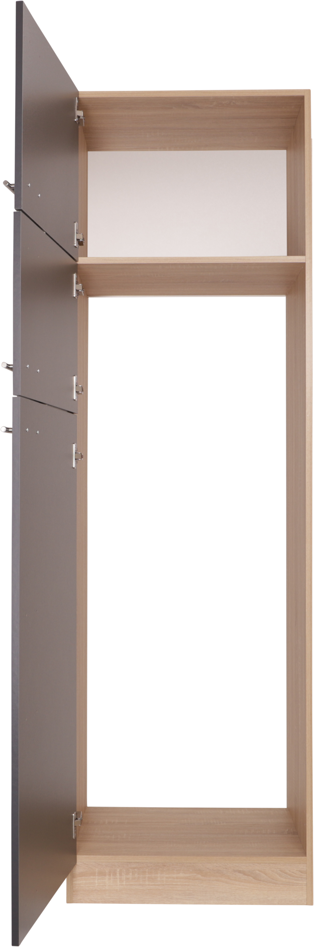 RESPEKTA Kühlumbauschrank »Merle« Breite 60 cm, Türen wechselseitig anschlagbar, Höhe 200 cm