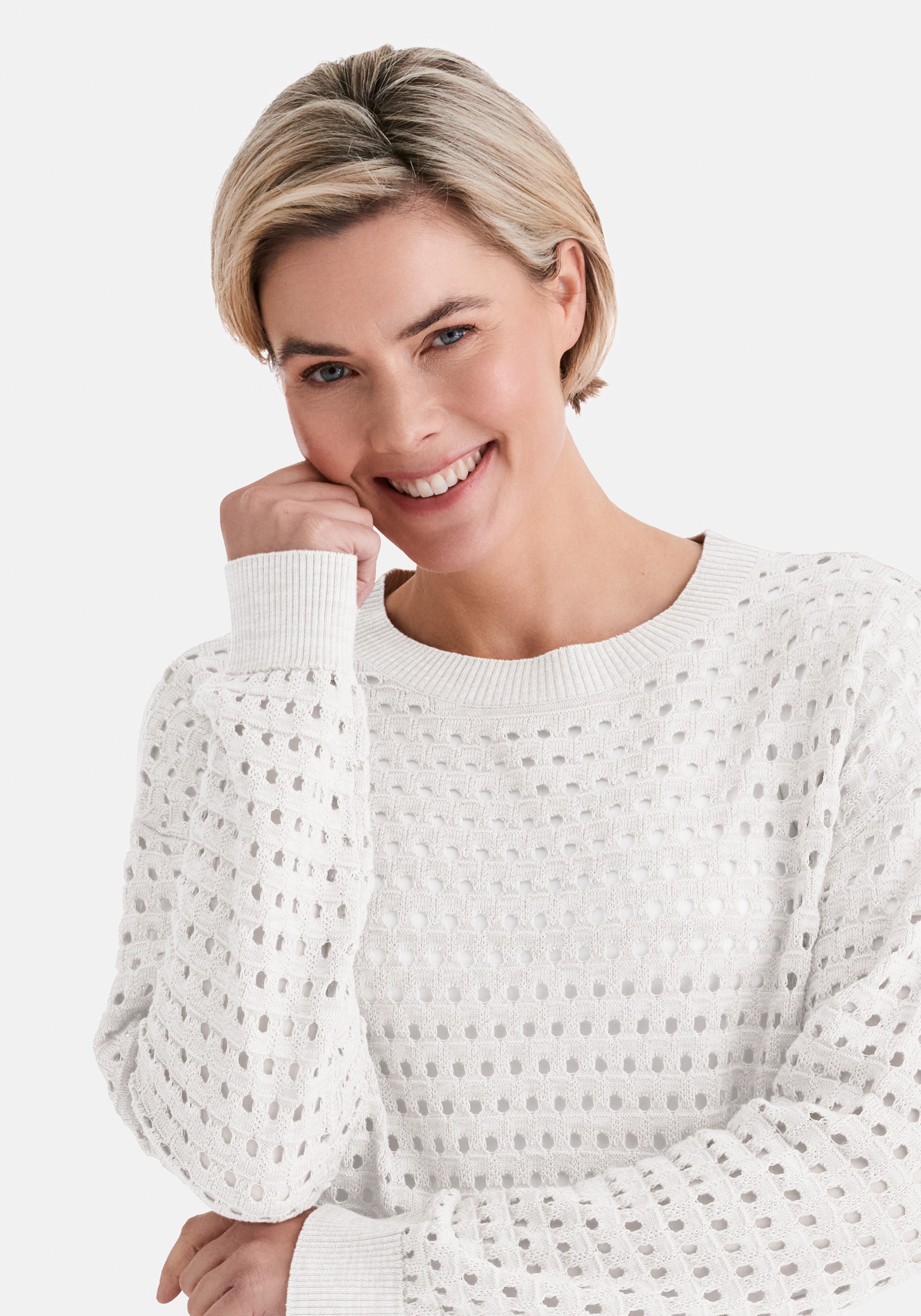 STOOKER WOMEN Strickpullover »LULU Knitted Shirt Strickpullover« Strick-Pullover Rundhals für Damen