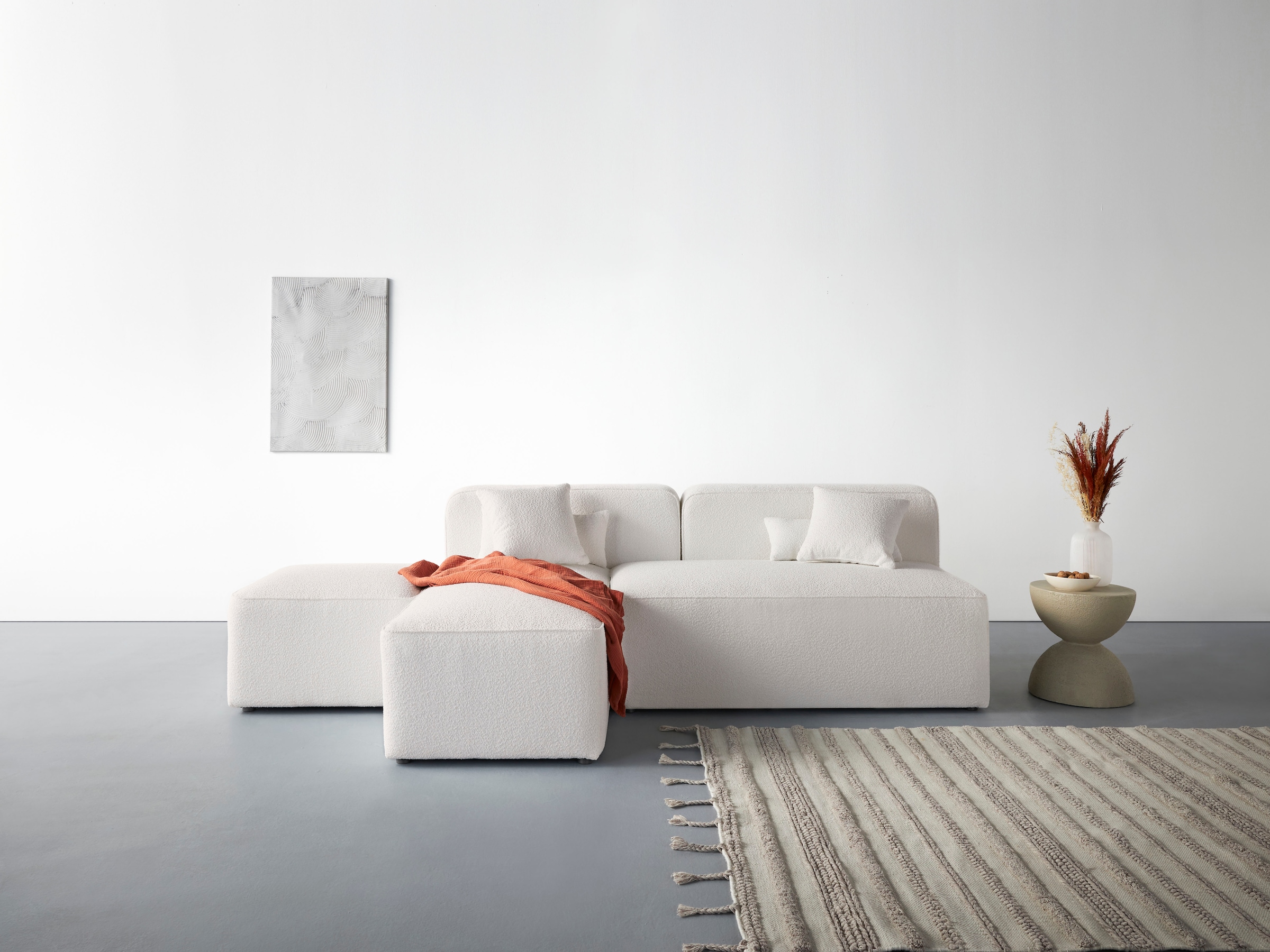 andas Ecksofa "Sundstrup L-Form", Modulserie, individuelle Zusammenstellung günstig online kaufen