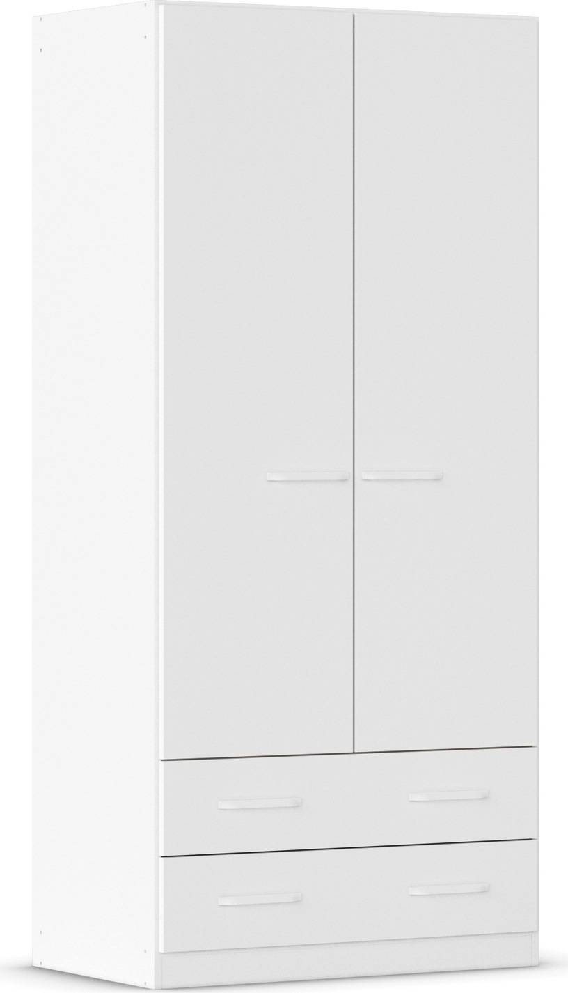 rauch Drehtürenschrank "Prandon B" mit 2 Schubladen und Metallgriffen quer günstig online kaufen