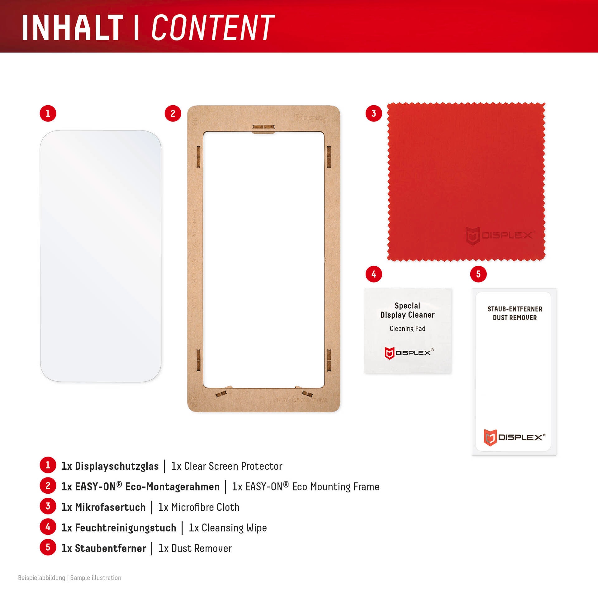 Displex Displayschutzglas »Real Glass«, für Samsung Galaxy A16, Displayschutzfolie, Schutzfolie, Bildschirmschutz, kratz- & stoßfest