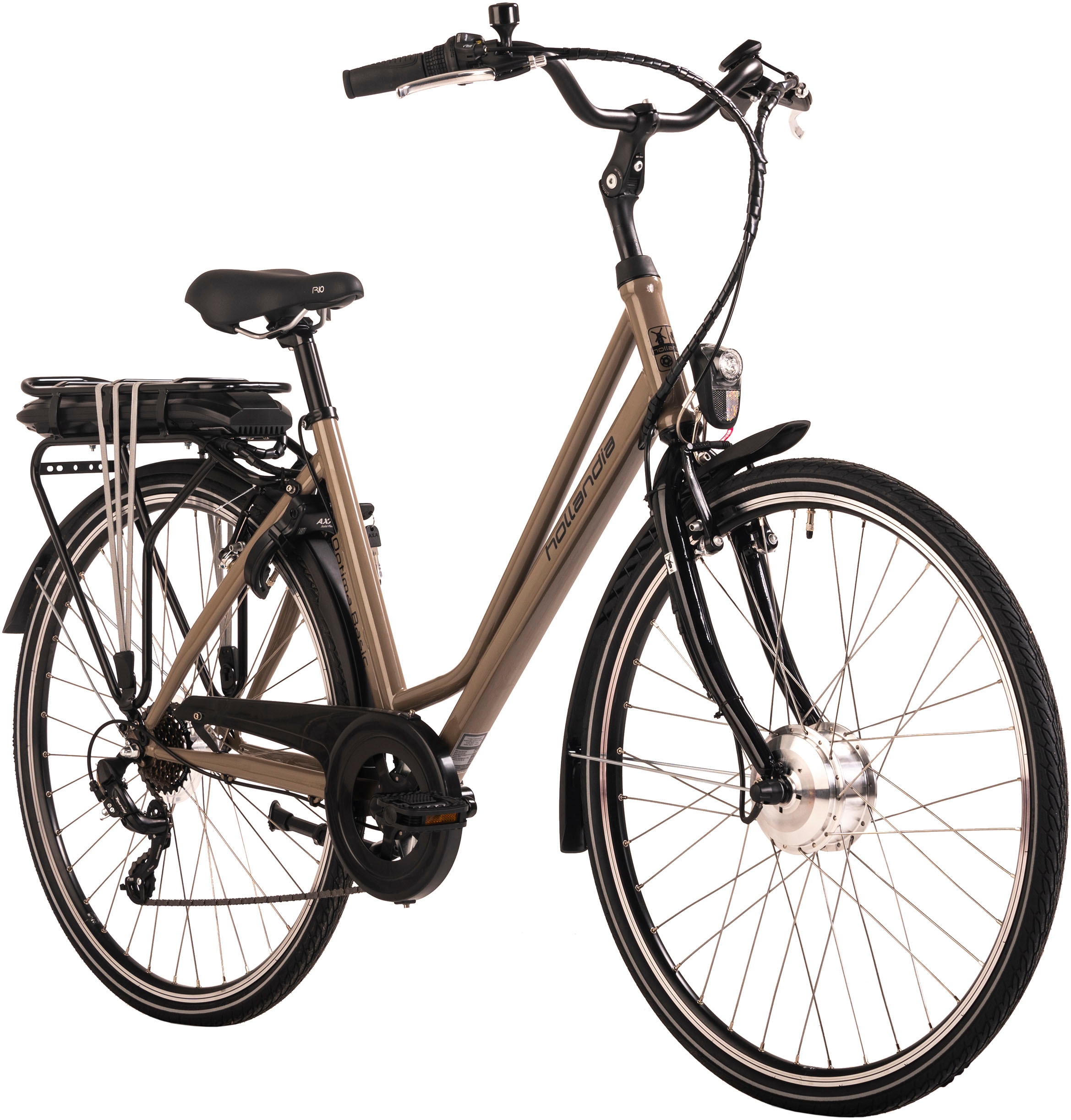 Hollandia E-Bike »Optima Basic«, 7 Gang, Shimano, Tourney, Frontmotor 250 W, Pedelec, Elektrofahrrad für Damen u. Herren