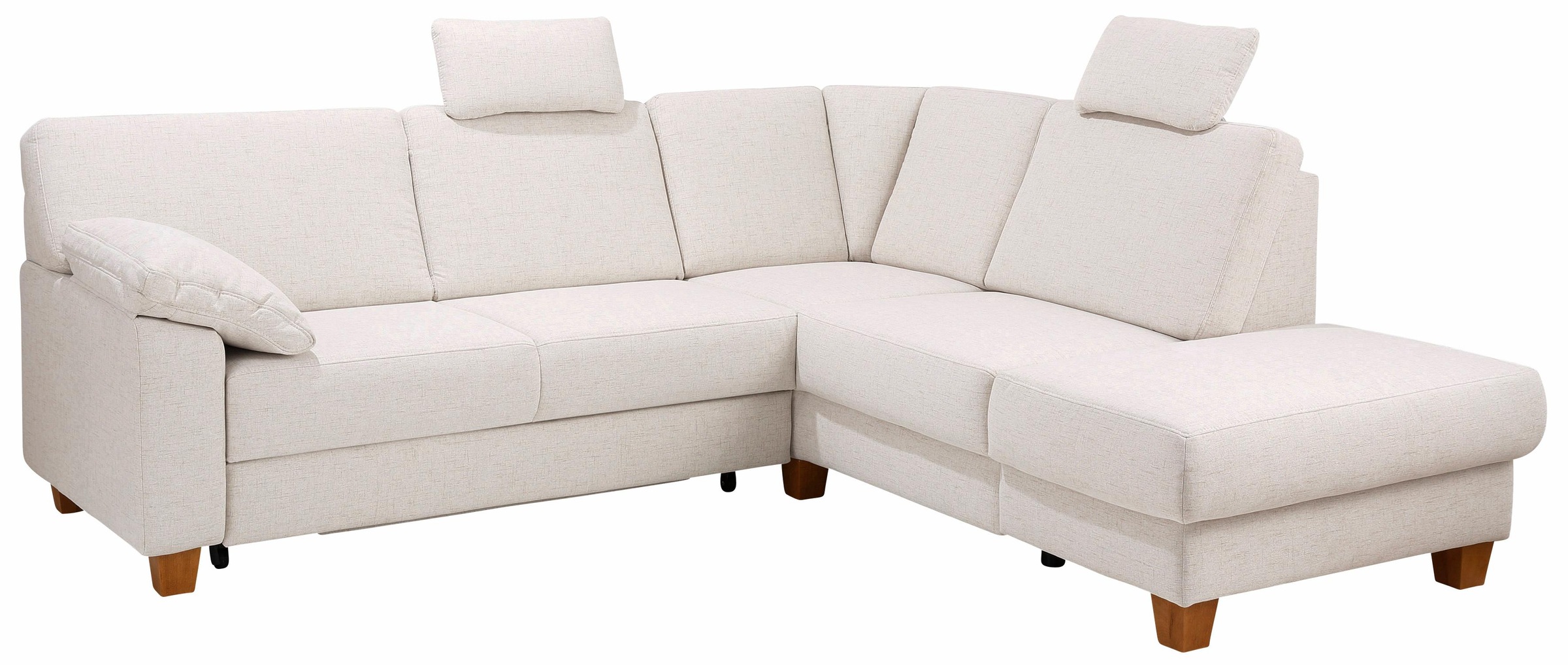 Home affaire Ecksofa »Belfort L-Form«, mit Federkern, wahlweise mit Bettfunktion und Stauraum