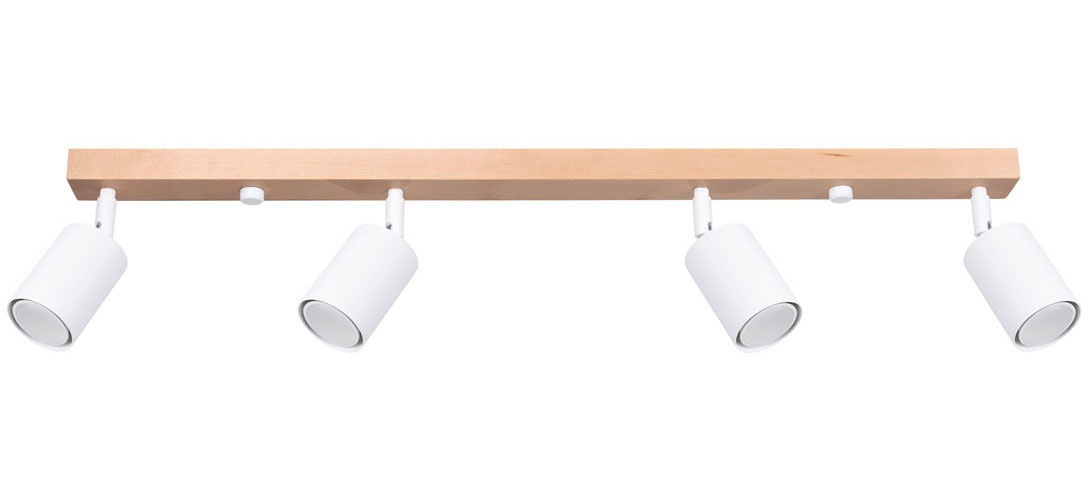 SOLLUX lighting Deckenleuchte »VERDO«, 4 flammig, Leuchtmittel GU10   ohne günstig online kaufen