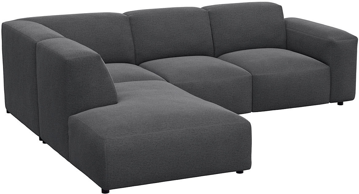 FLEXLUX Ecksofa »Lucera, super bequem durch hochwertigen Sitzaufbau mit Kaltschaum«, modern & anschmiegsam, L-Form, Designsofa