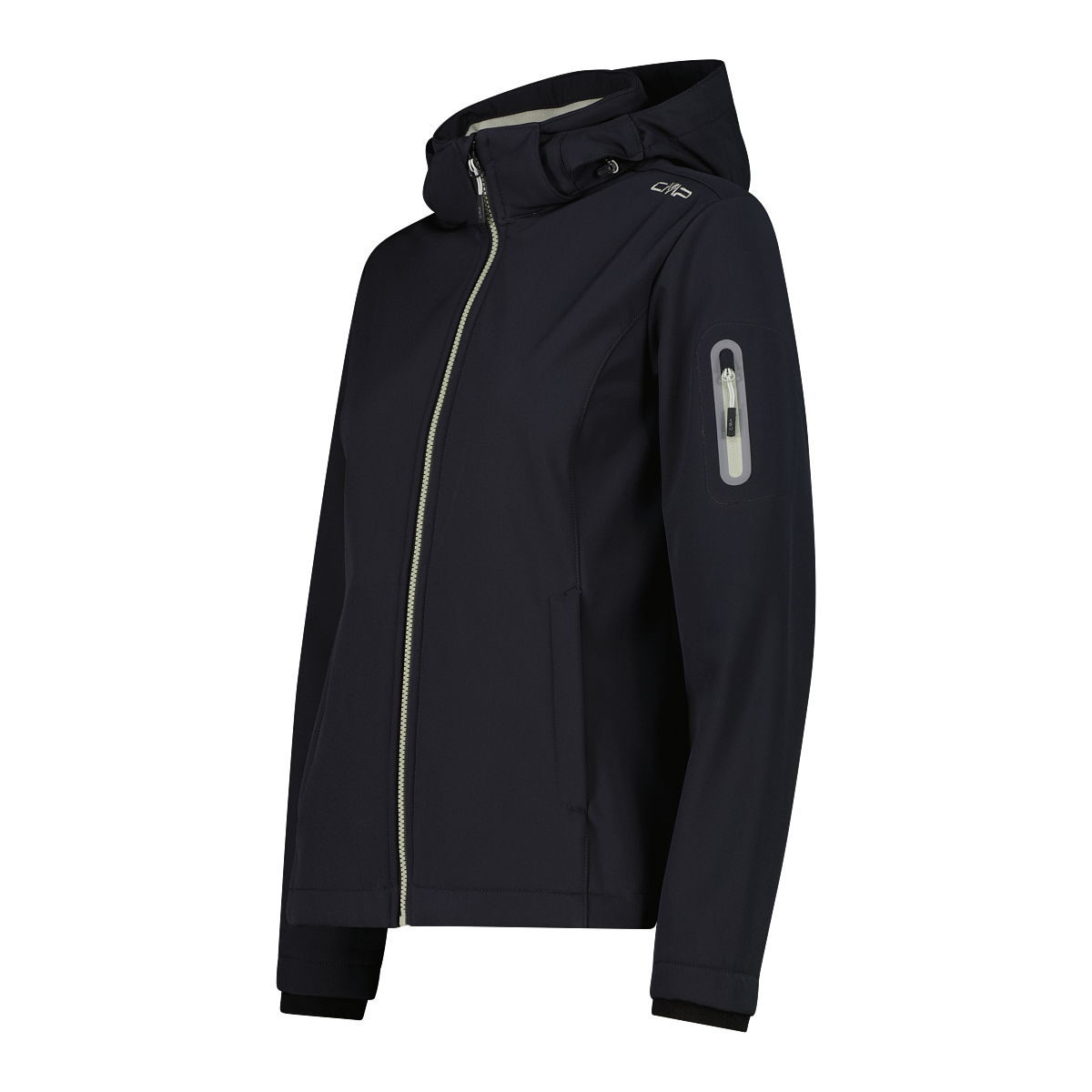 CMP Softshelljacke »WOMAN JACKET DET HOOD« mit Kapuze mit Kapuze, wind- und wasserabweisend