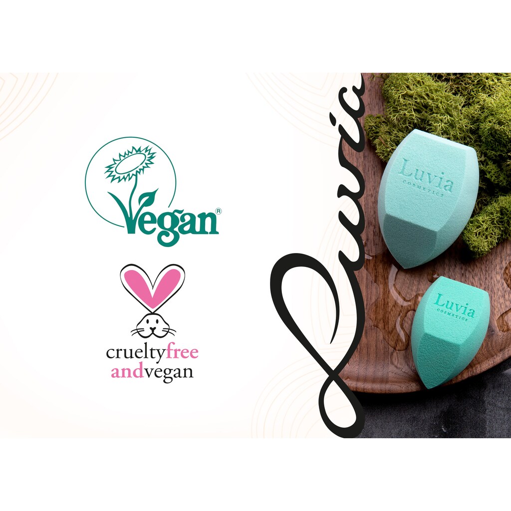 Luvia Cosmetics Make-up Schwamm »Prime Vegan - Body Sponge Set Mint«, (2 tlg.)