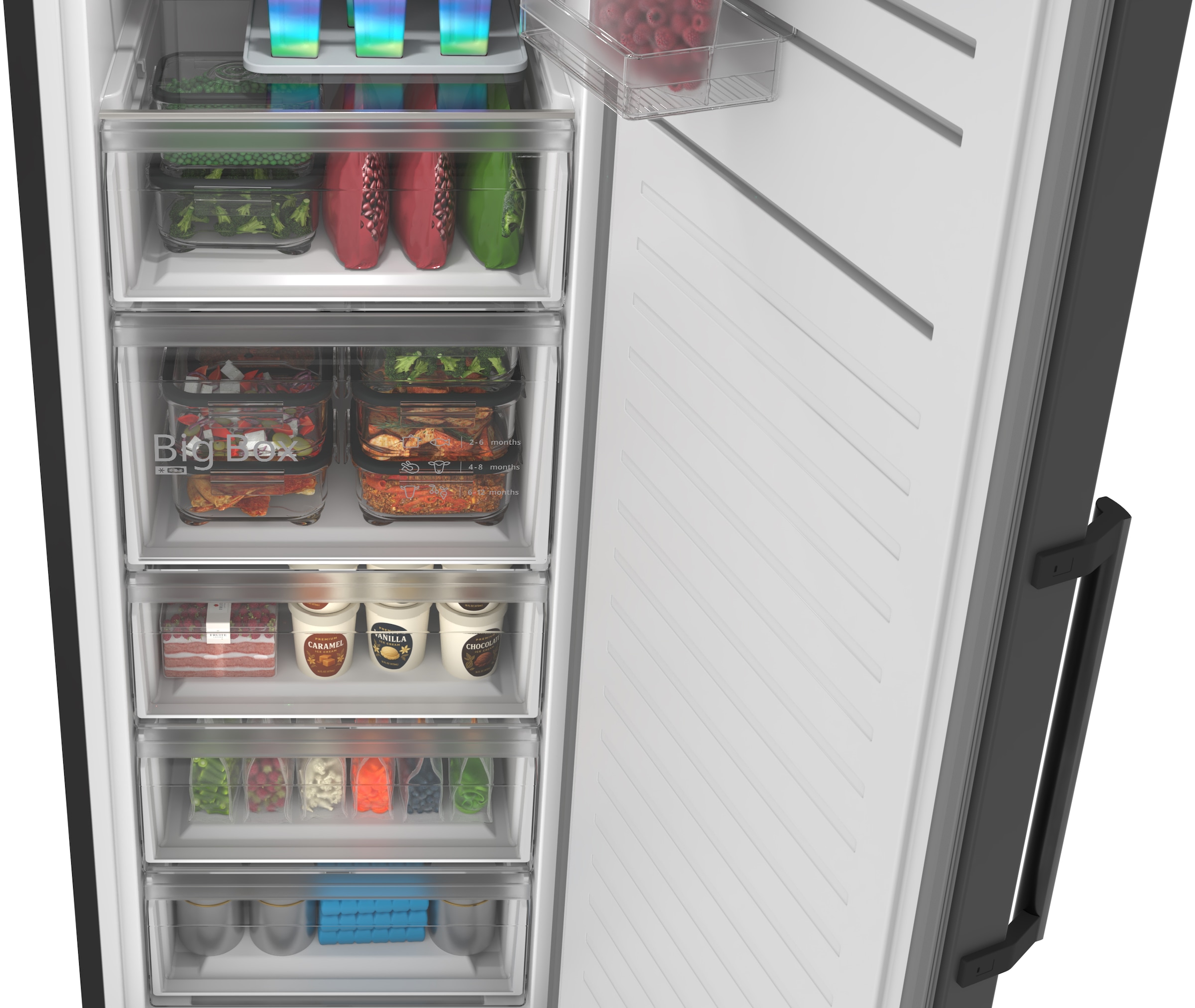 BOSCH Gefrierschrank Serie 4 »GSN36VCCG« 186,2 cm hoch 59,5 cm breit Nie wieder abtauen mit leisem No Frost Gefrierschrank.