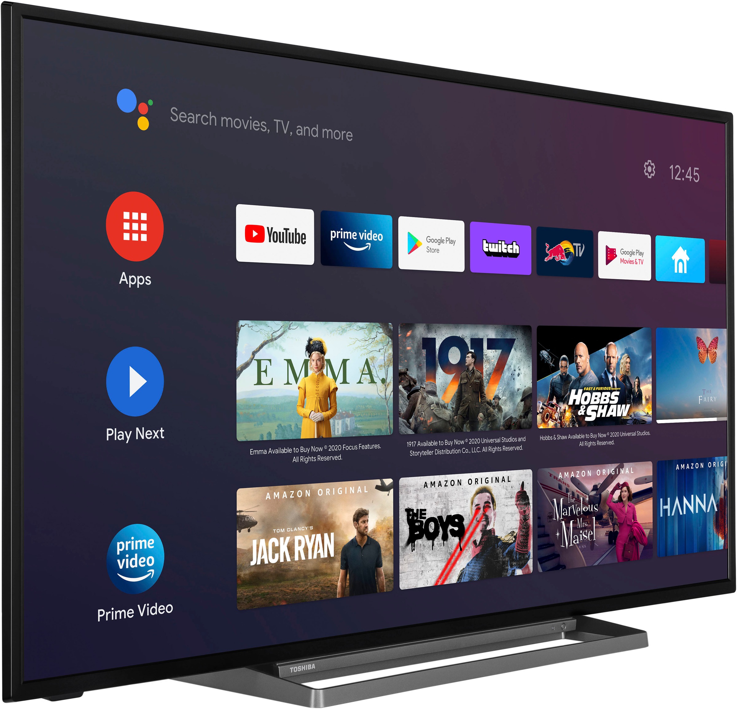 Toshiba LED-Fernseher »65UA3D63DG«, 164 cm/65 auf TV Smart-TV-Android Ultra 4K Raten HD, Zoll, kaufen