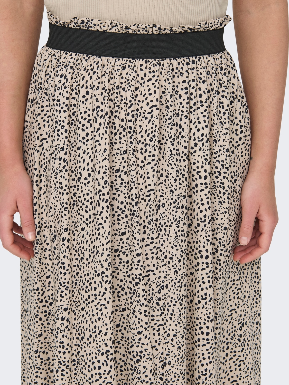 ONLY Maxirock »ONLVENEDIG AOP LIFE LONG SKIRT« Viskose, wadenlang