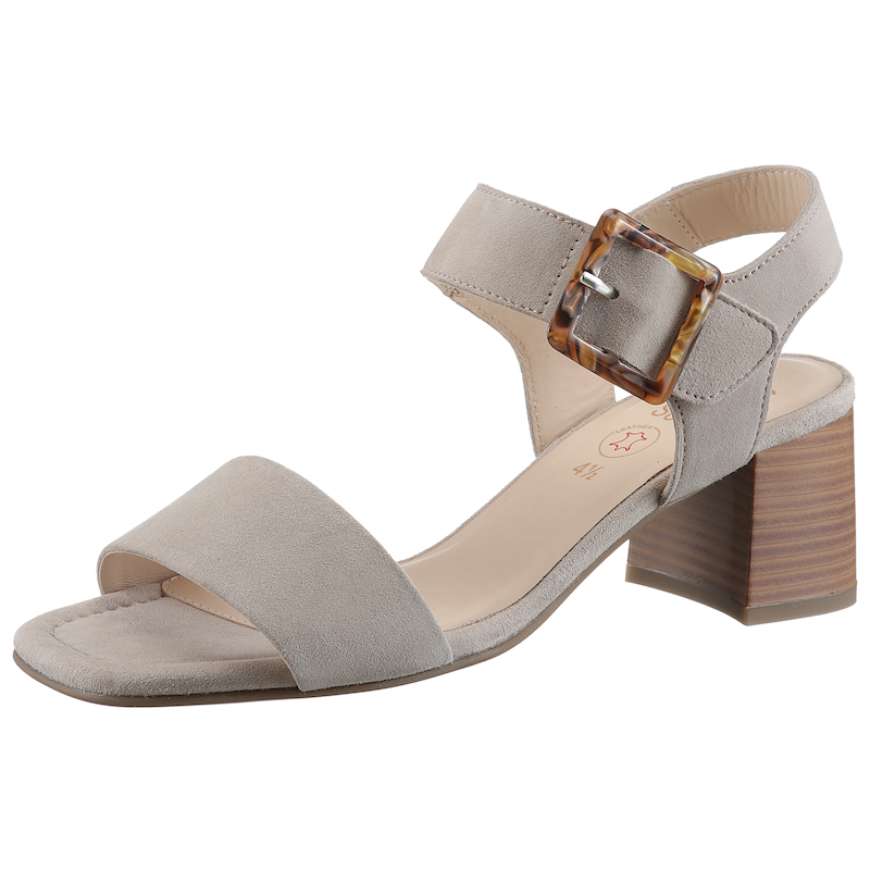 ARA Sandalette »BRIGHTON«, Sommerschuh, Sandale, Blockabsatz, in Bequemweite G (= weit) sand 5,5 (38,5) 5,5 (38,5) Sandalette mit praktischem Klett...