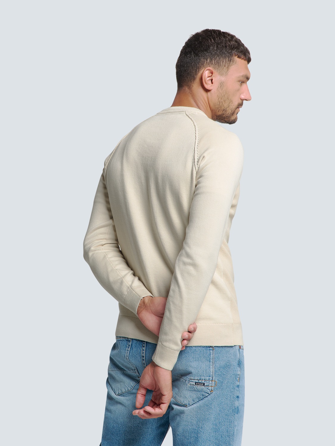 NO EXCESS Rundhalspullover »No Excess Crewneck Pullover«