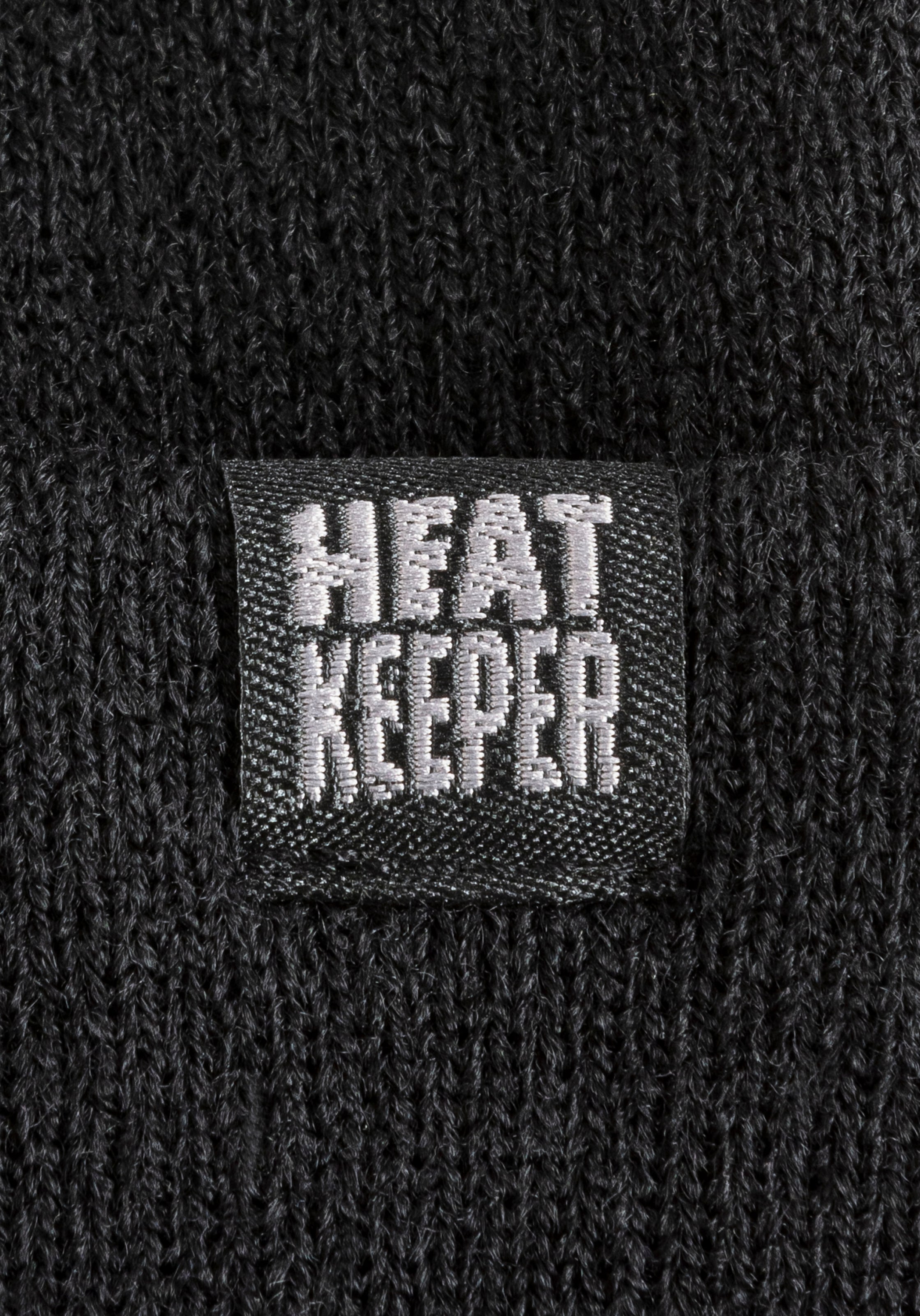 Heatkeeper Strickmütze »MEN THERMAL BEANIE+LED LIGHT RECHARGE« wiederaufladbarer, abnehmbaren LED-Leuchte für die dunkle Jahreszeit