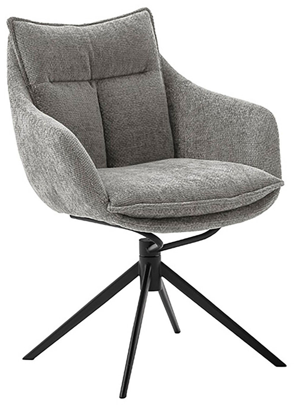 MCA furniture Esszimmerstuhl »PARKER«, Strukturstoff, (2er-Set), drehbar 36 günstig online kaufen